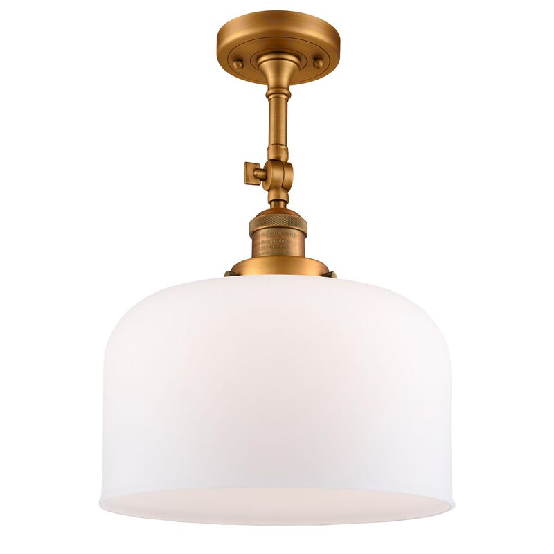 Bruno Marashlian Bell 12 Inch 1 Light Semi Flush Mount by Innovations Lighting