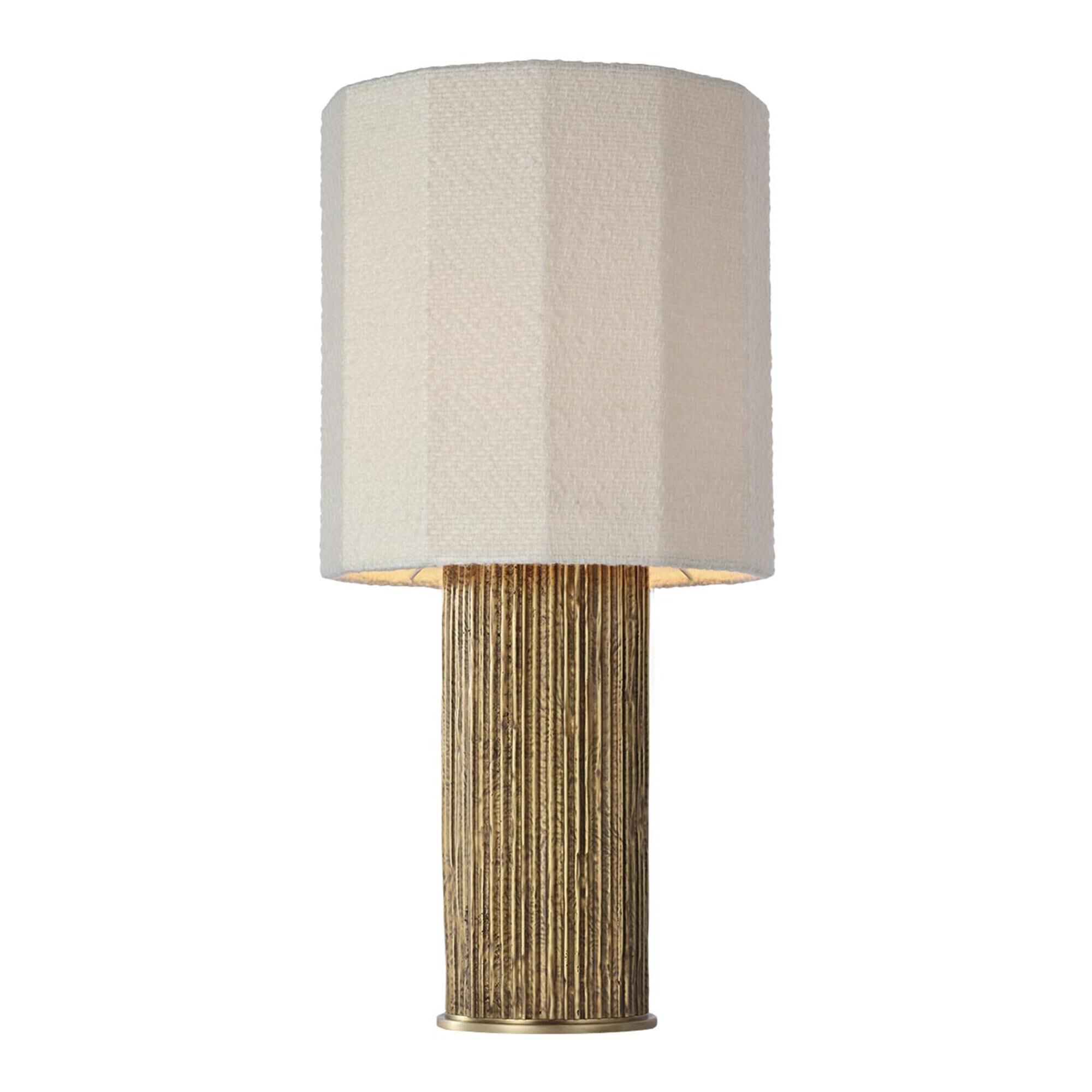 Shown in Ridged Tombac finish and Decorative Boucle shade