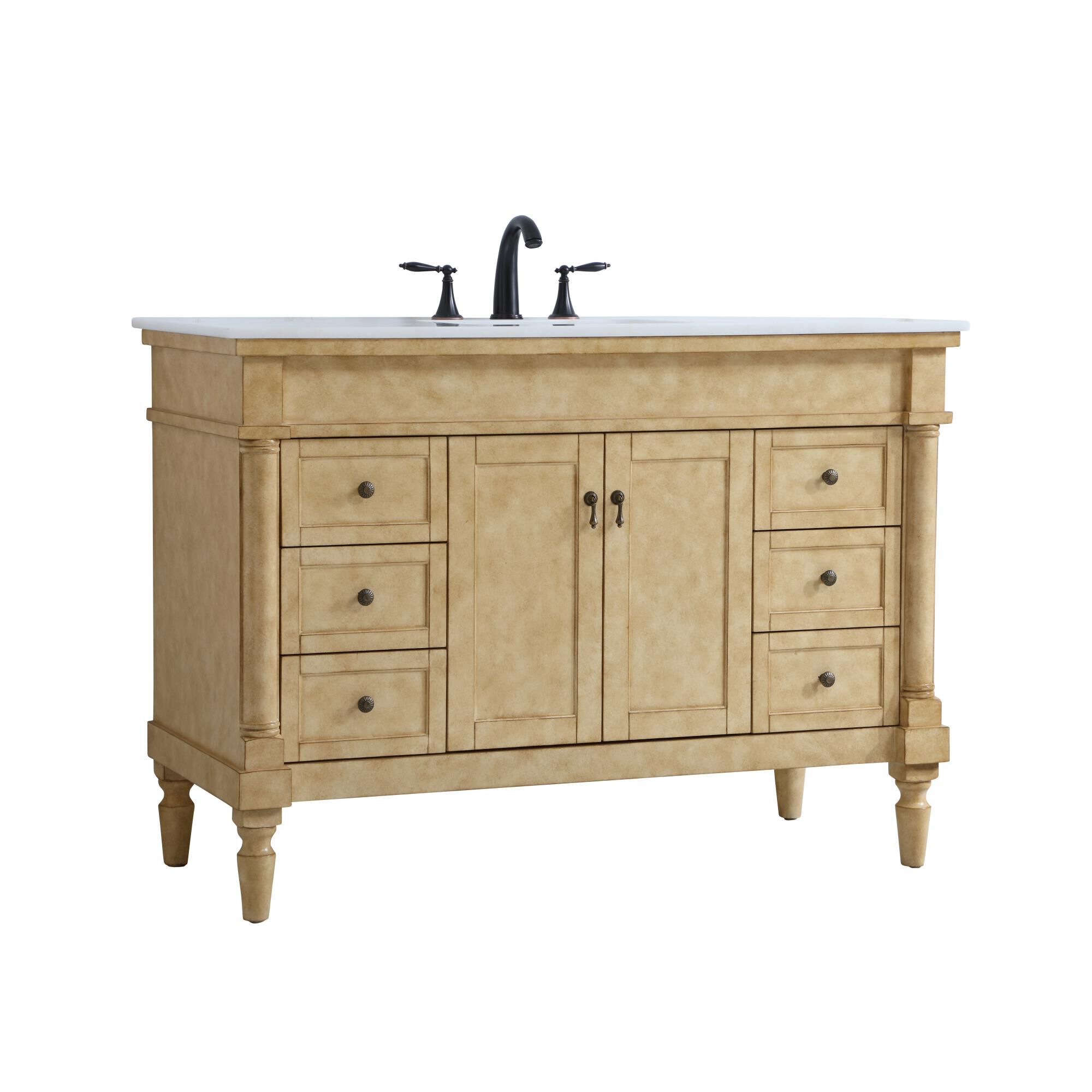 Shown in Antique Beige finish