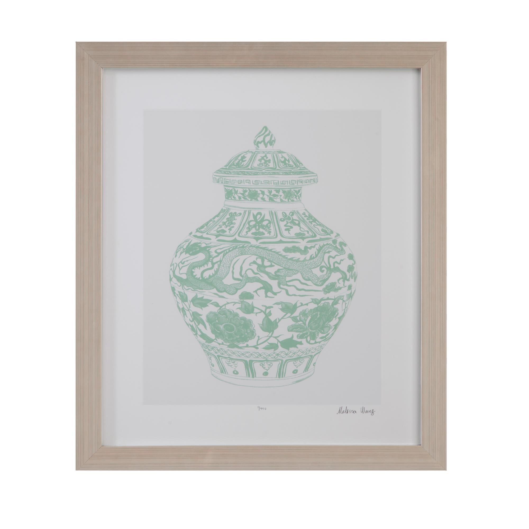 Shown in Silver Tone, White, Mint and Clear finish