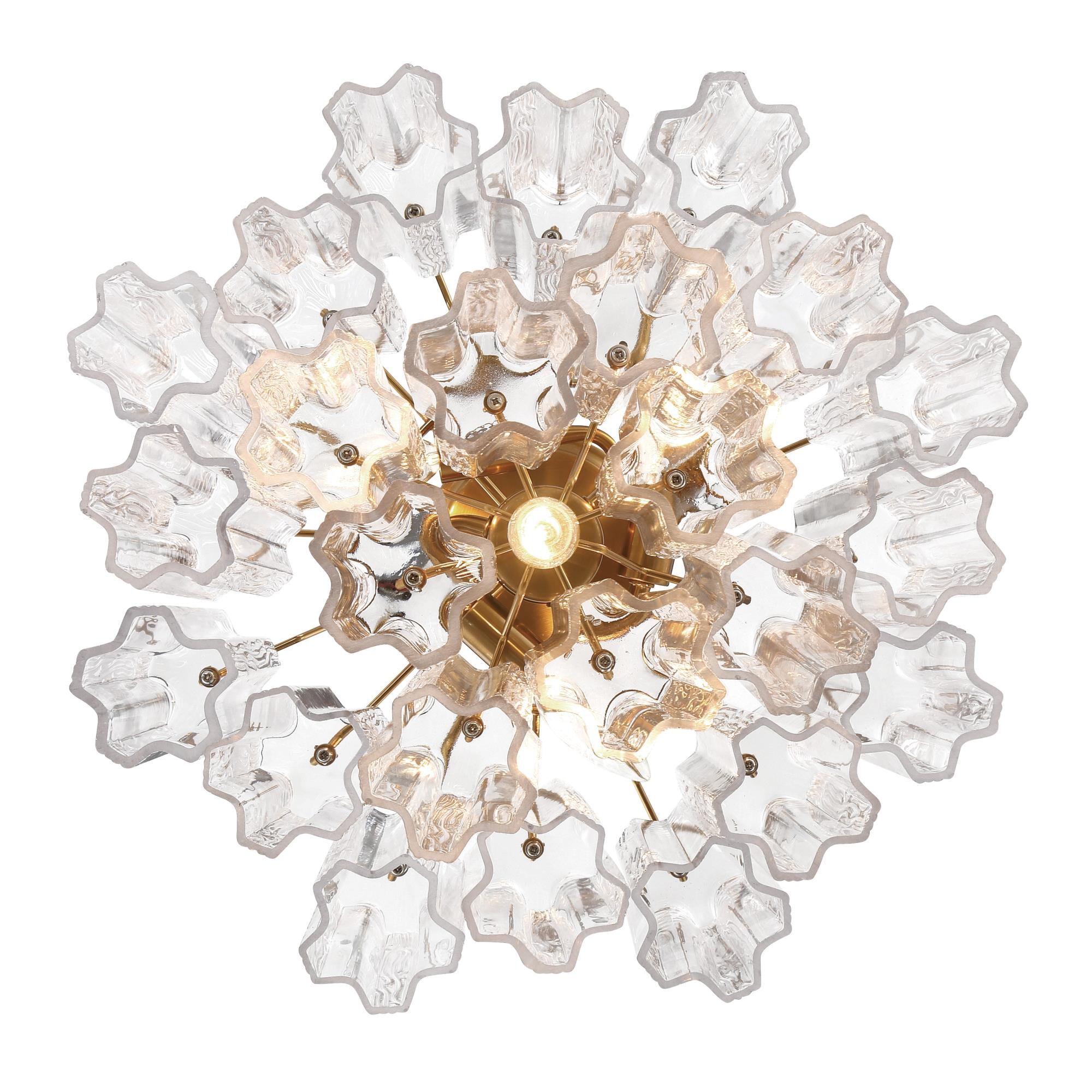 Addis 18 Inch Semi Flush Mount by Crystorama