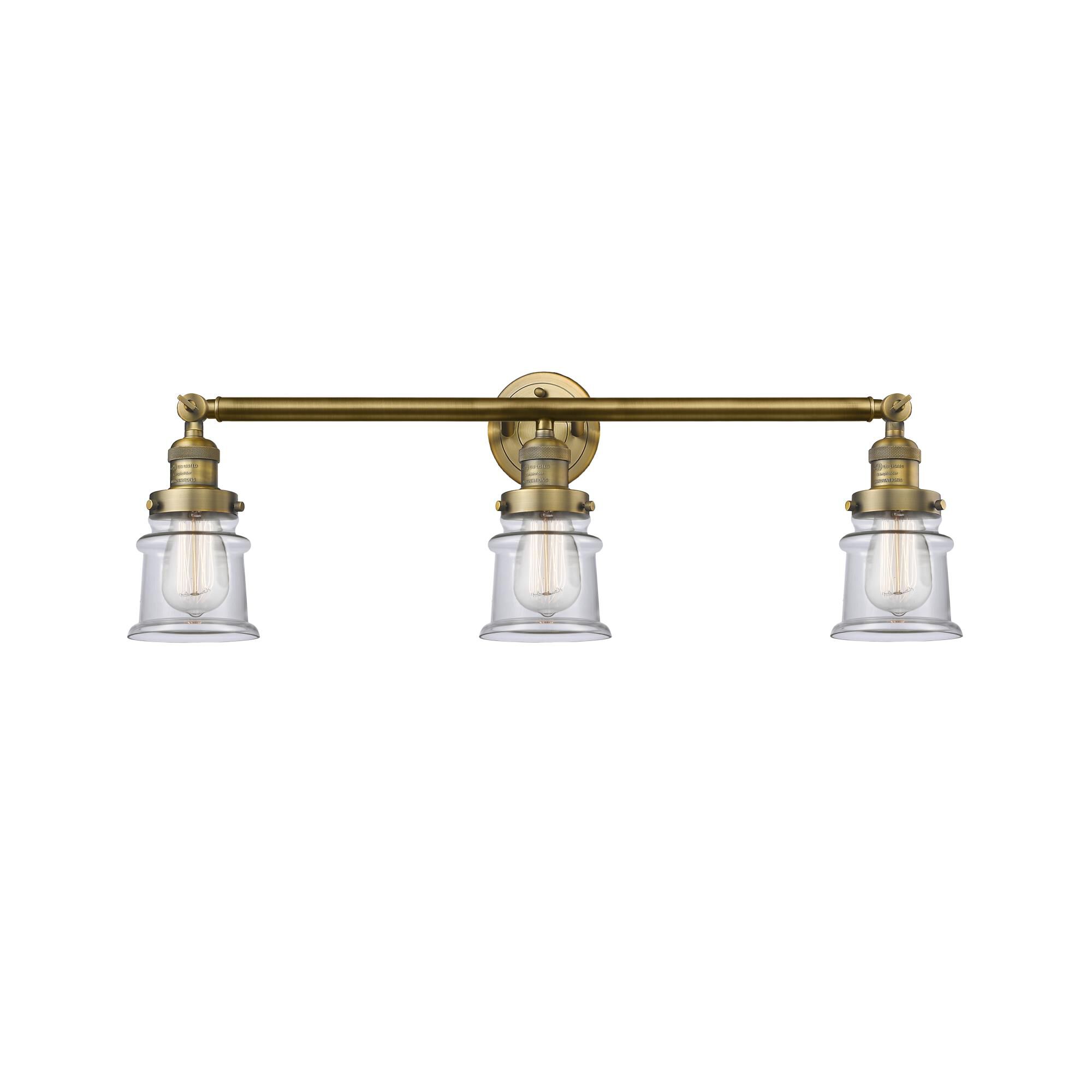 Bruno Marashlian Small Canton 30 Inch 3 Light Bath Vanity Light by Innovations Lighting