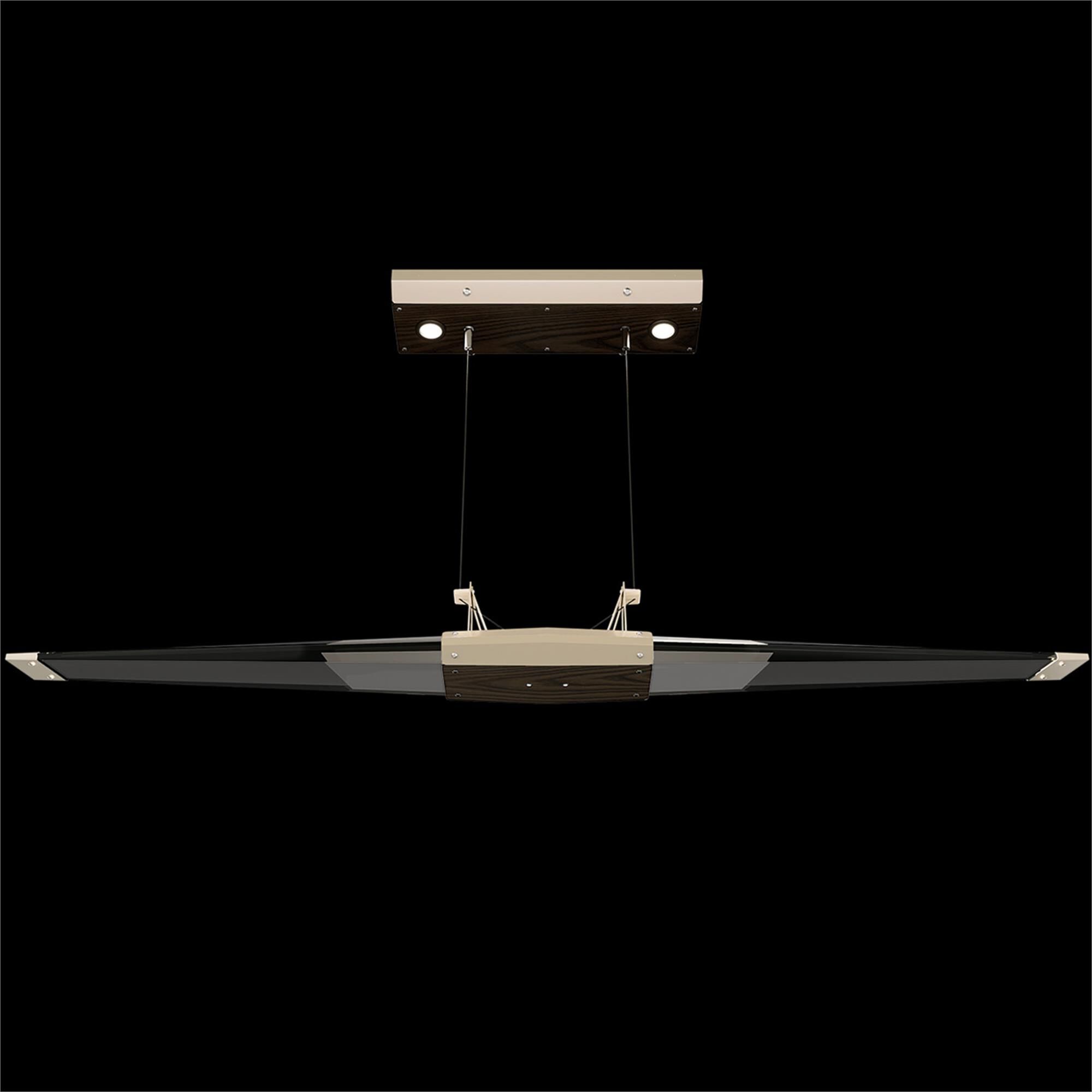 Fahl In-House Blade 52 Inch Linear Suspension Light by Fine Art Handcrafted Lighting