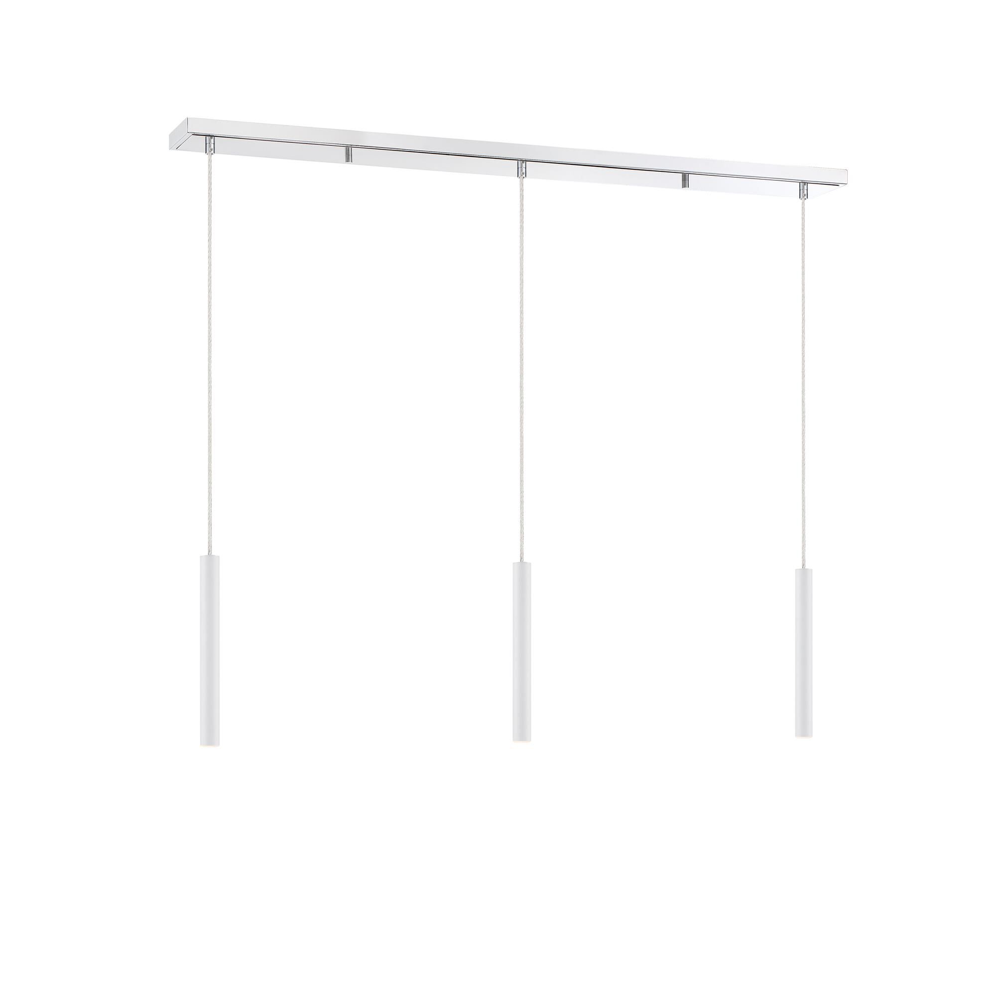 Shown in Chrome finish and Steel glass and Steel shade
