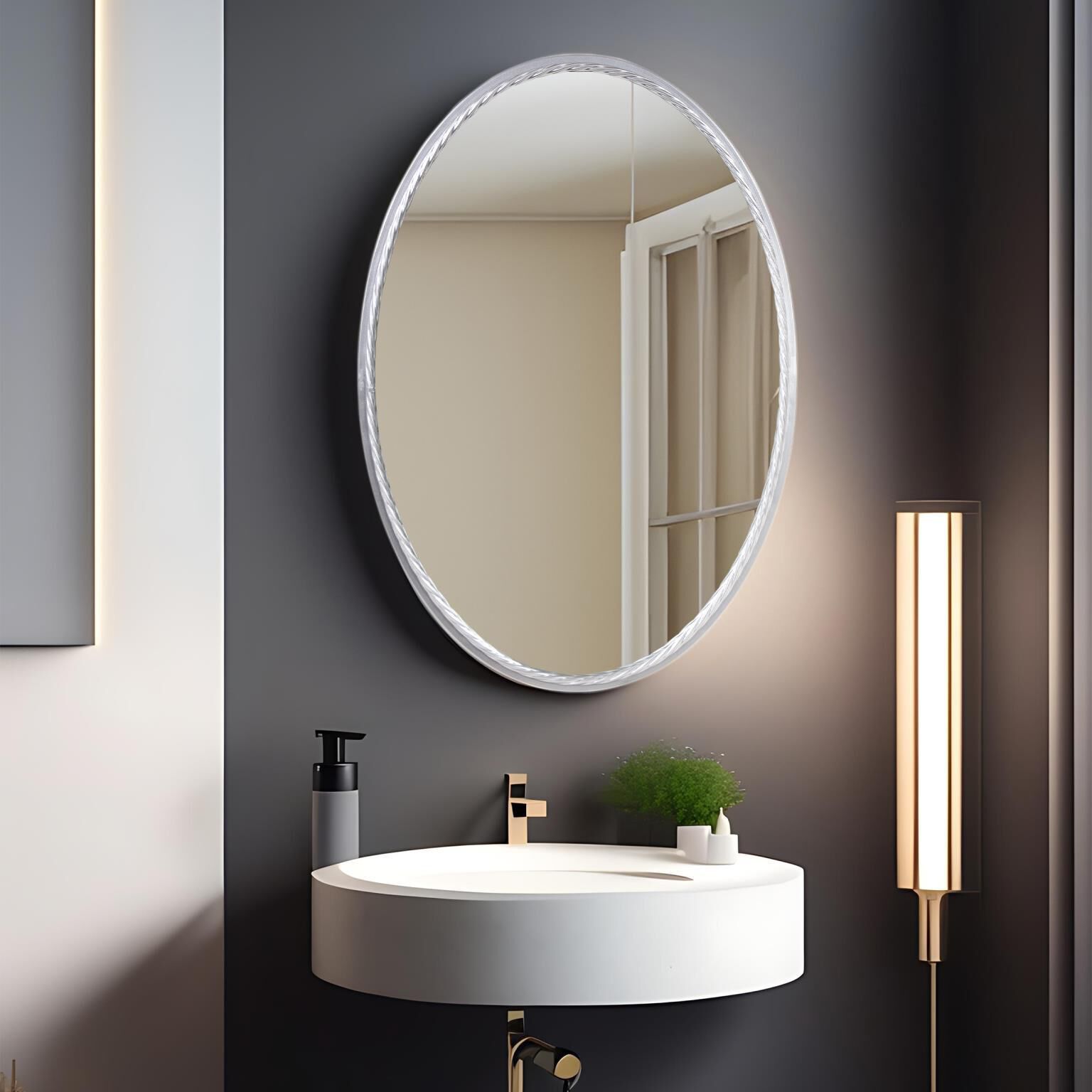 The Laid Decorative Mirror by Howard Elliott Collection