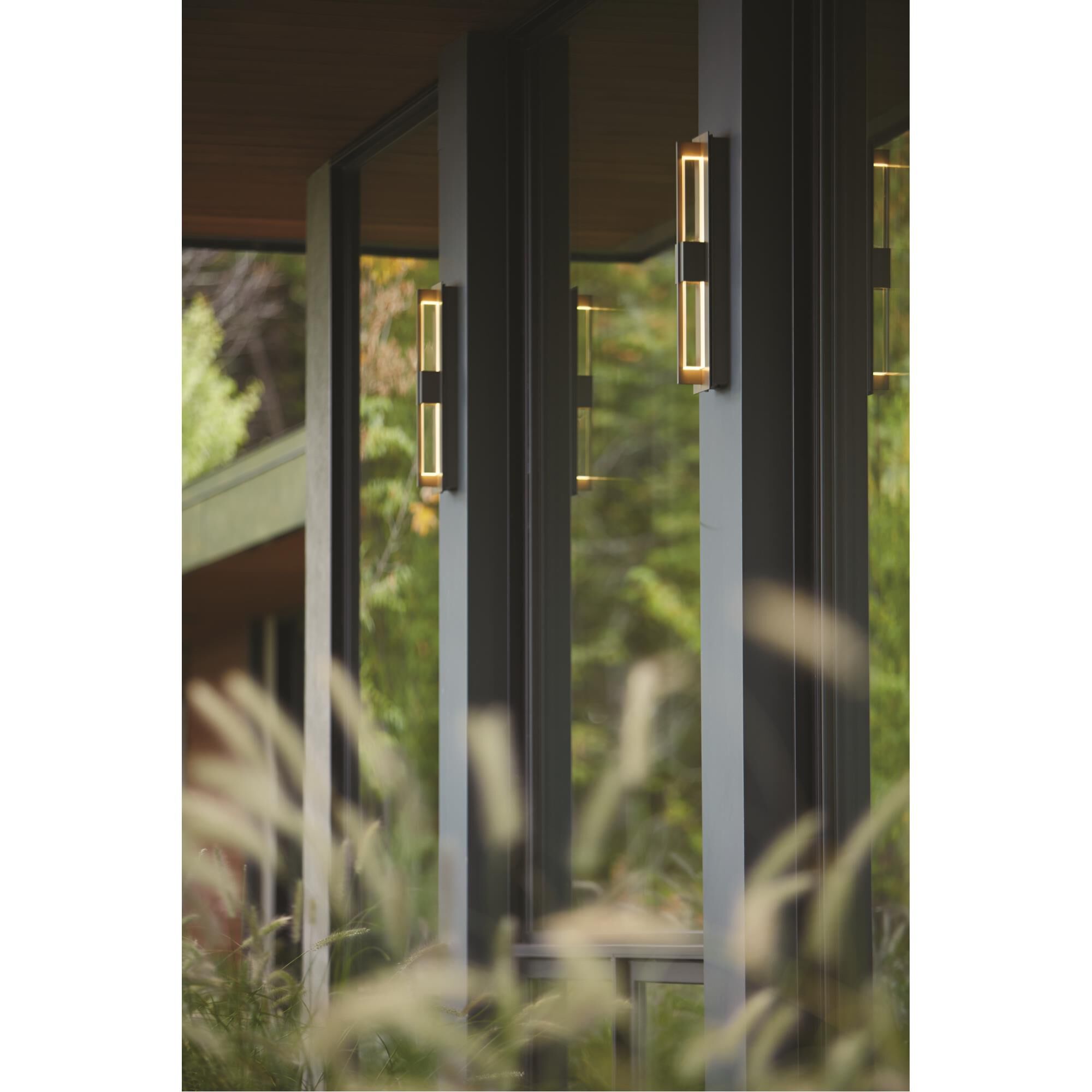 Double Axis 37 Inch Tall 2 Light LED Outdoor Wall Light by Hubbardton Forge