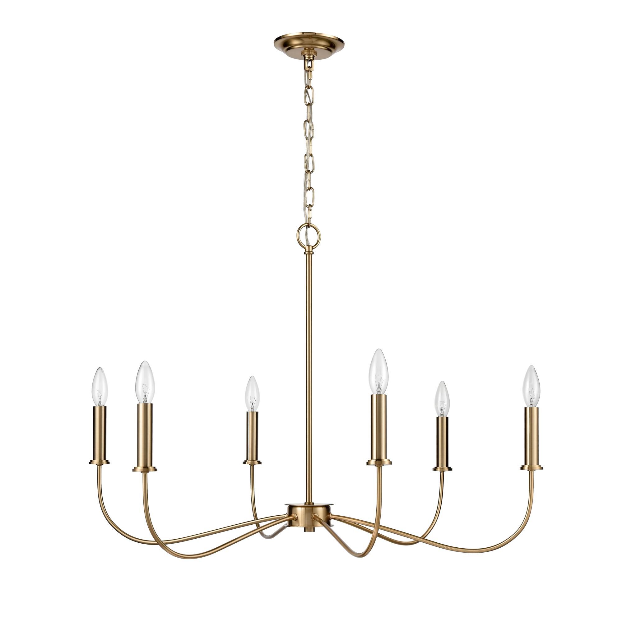 Shown in Brass finish and White Cotton shade