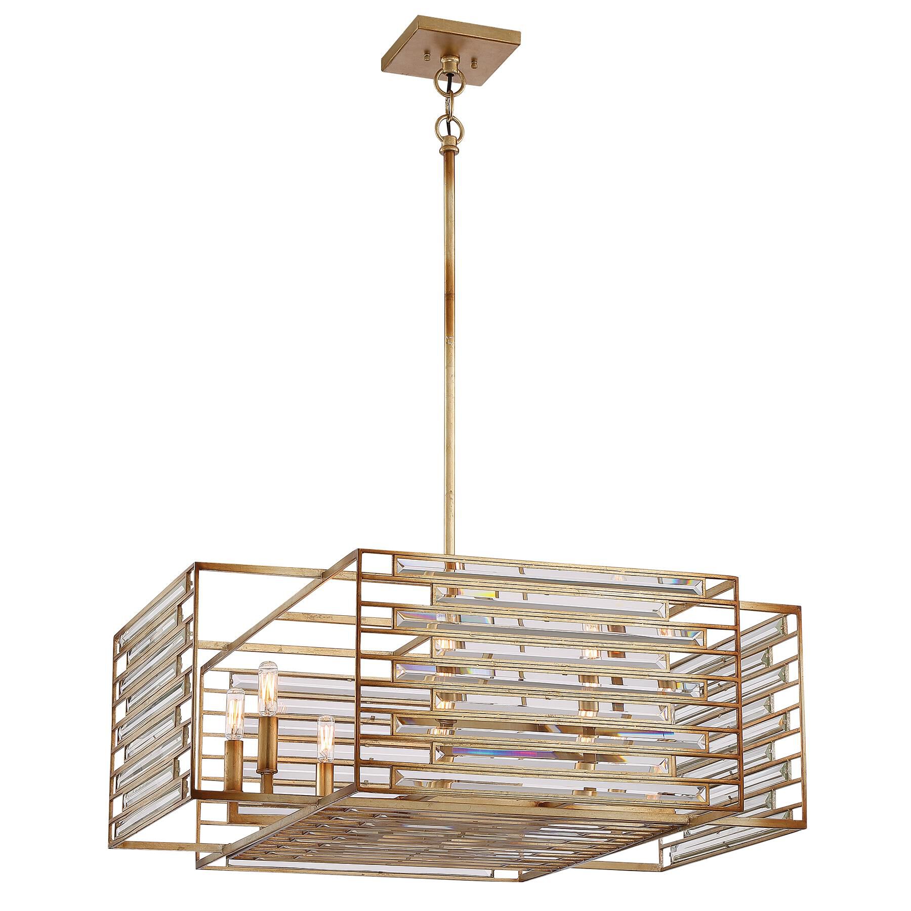 Ruxton Hall 32 Inch 8 Light Chandelier by Metropolitan Lighting