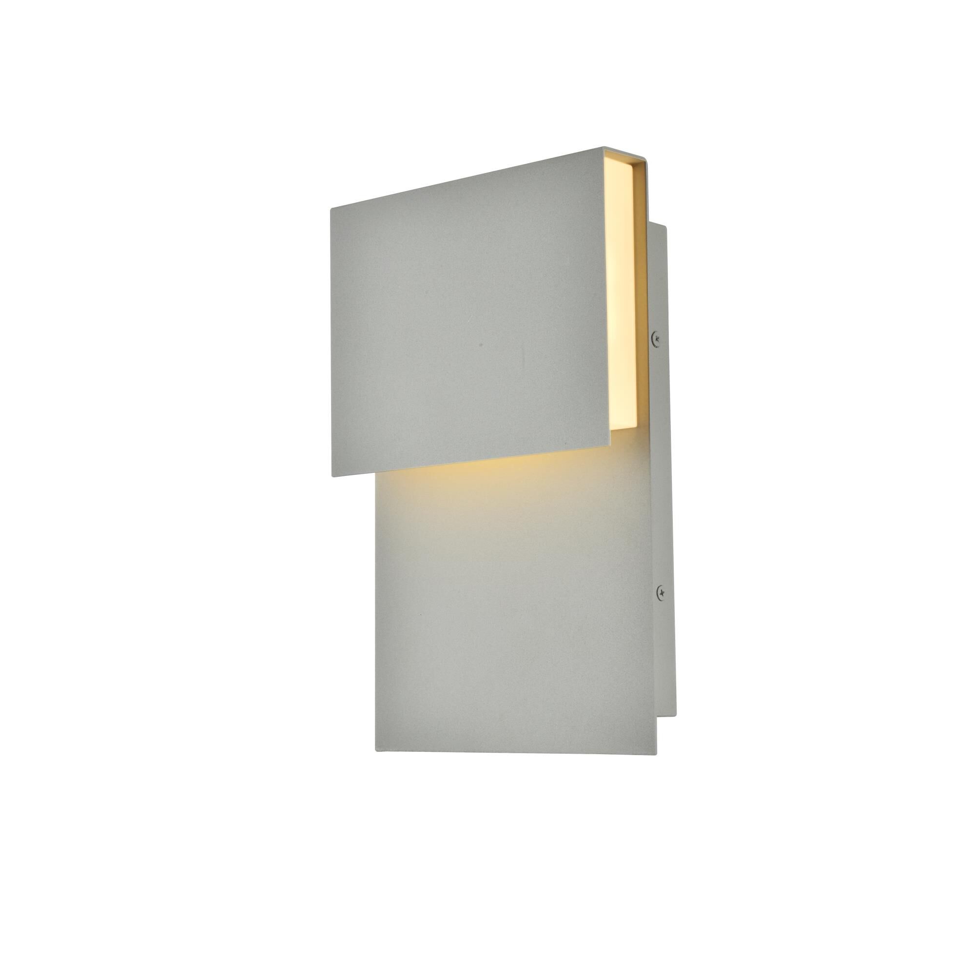 Elegant Lighting Raine 11 Inch Tall LED Outdoor Wall Light