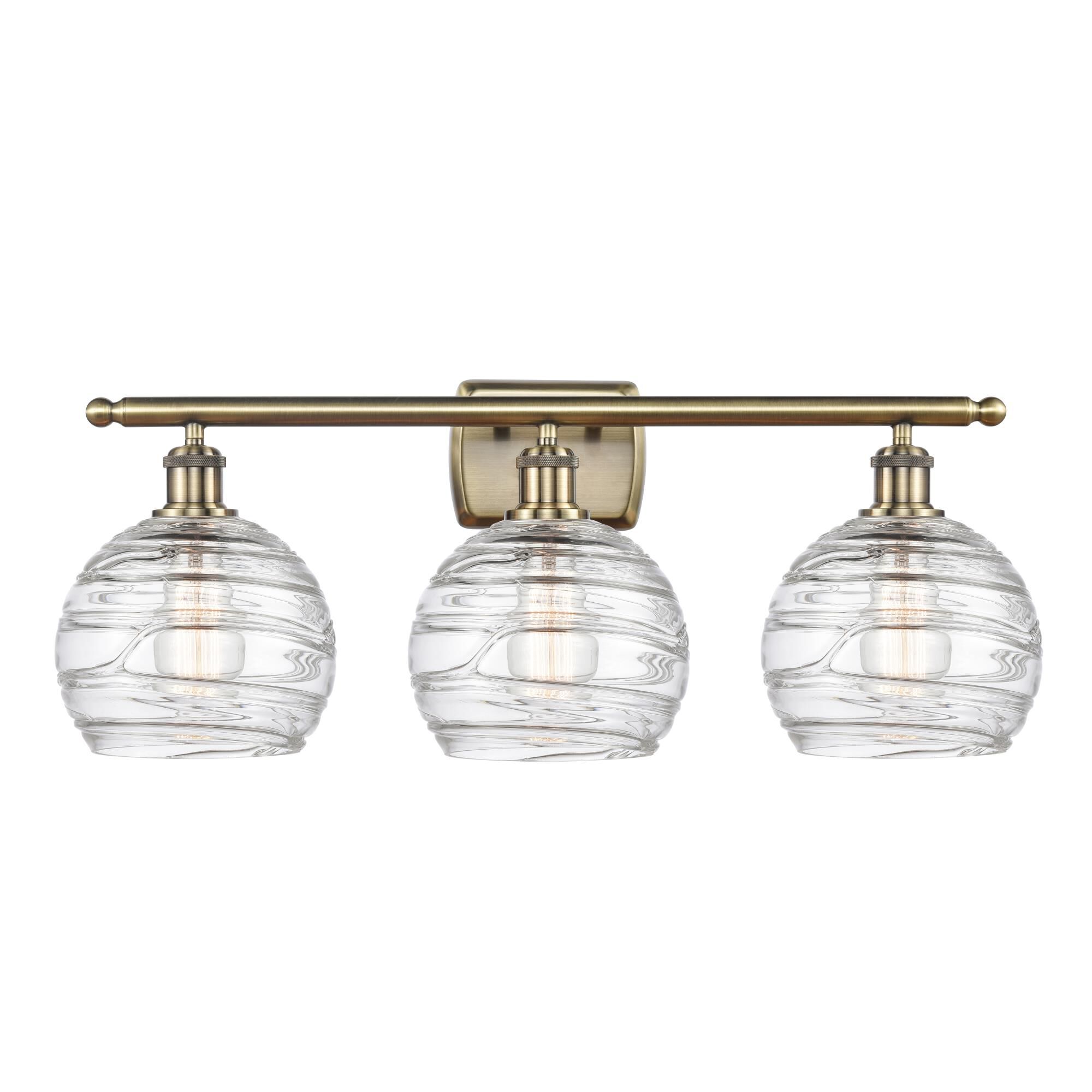Bruno Marashlian Athens Deco Swirl 28 Inch Bath Vanity Light by Innovations Lighting