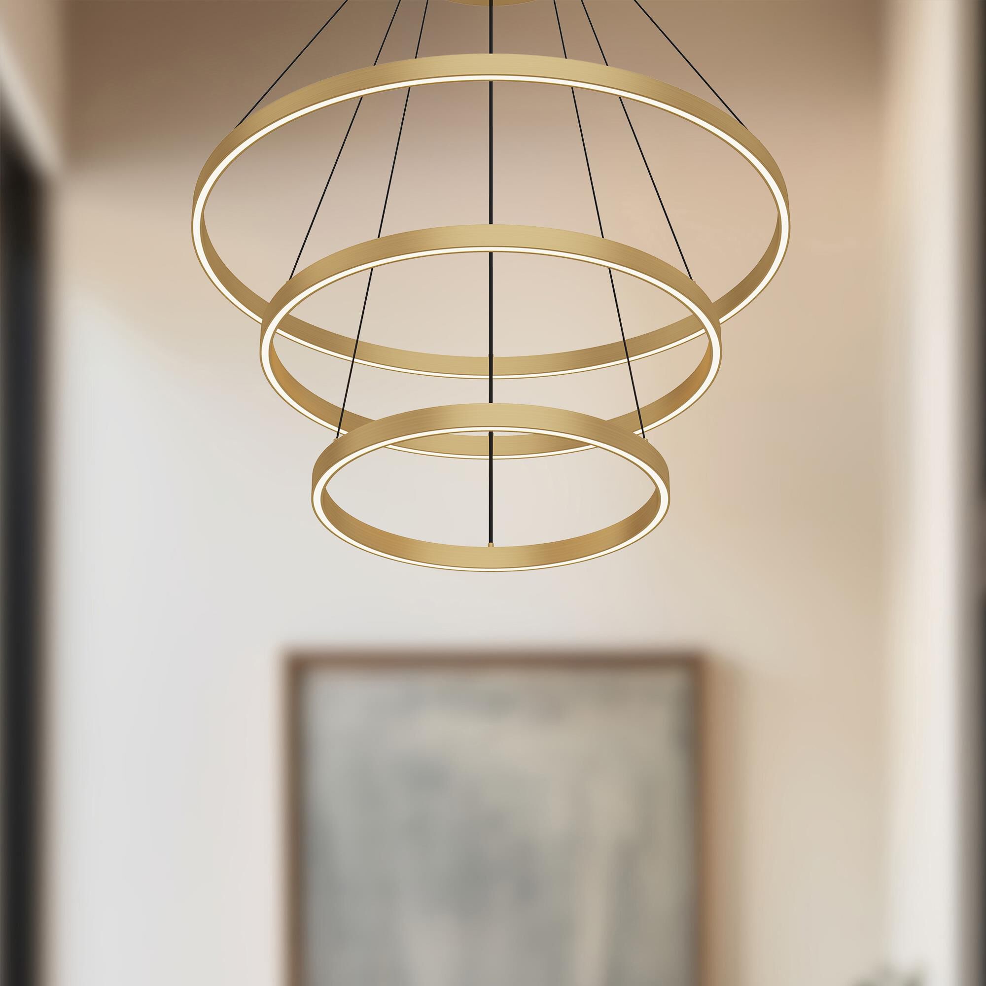 Cerchio 32 Inch Chandelier by Kuzco Lighting