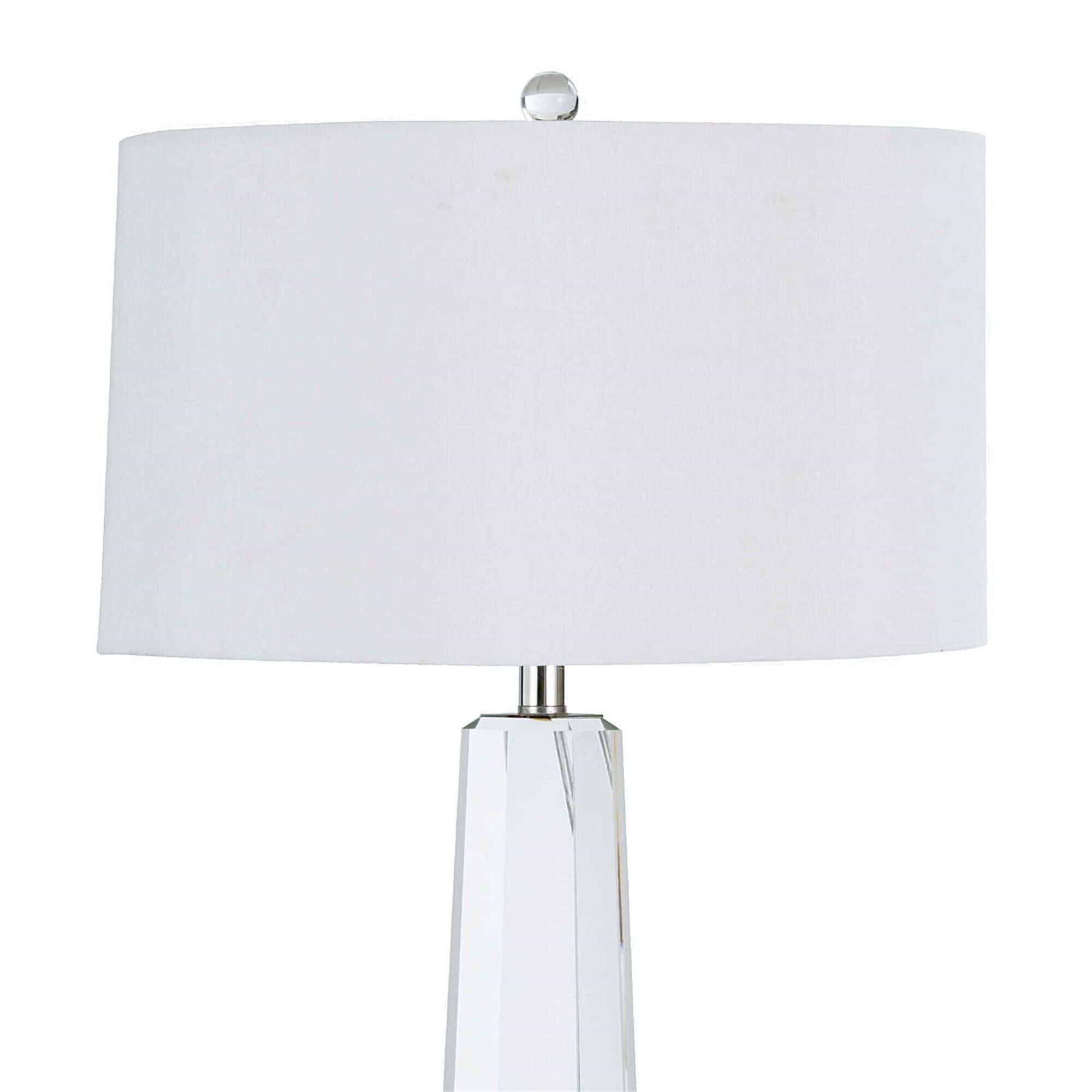 Shown in Clear finish and Linen shade