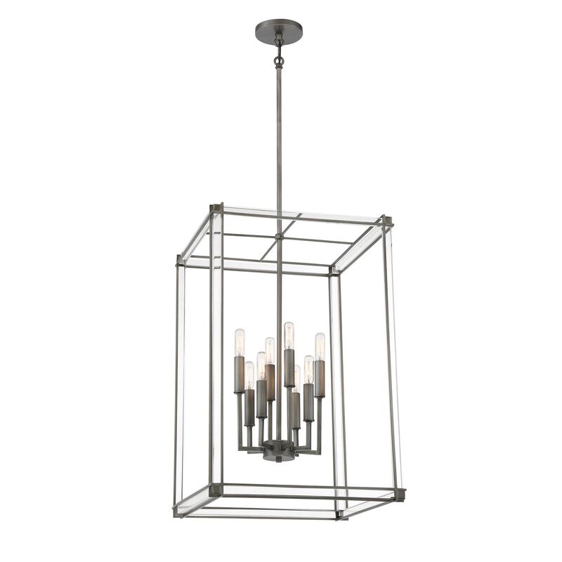 Langen Square Large Lantern Pendant by Minka Lavery