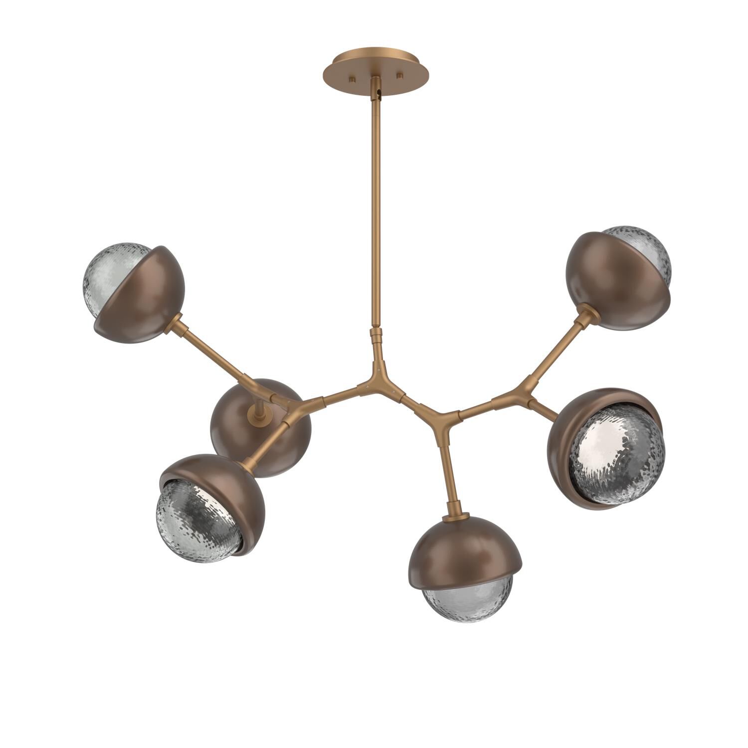 Levi Wilson Cabochon 31 Inch Linear Suspension Light by Hammerton Studio