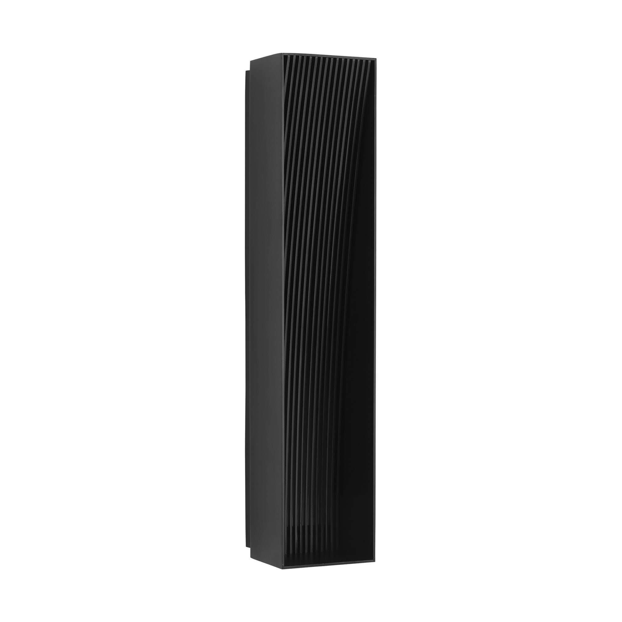 Shown in Outdoor Black finish and Aluminum shade