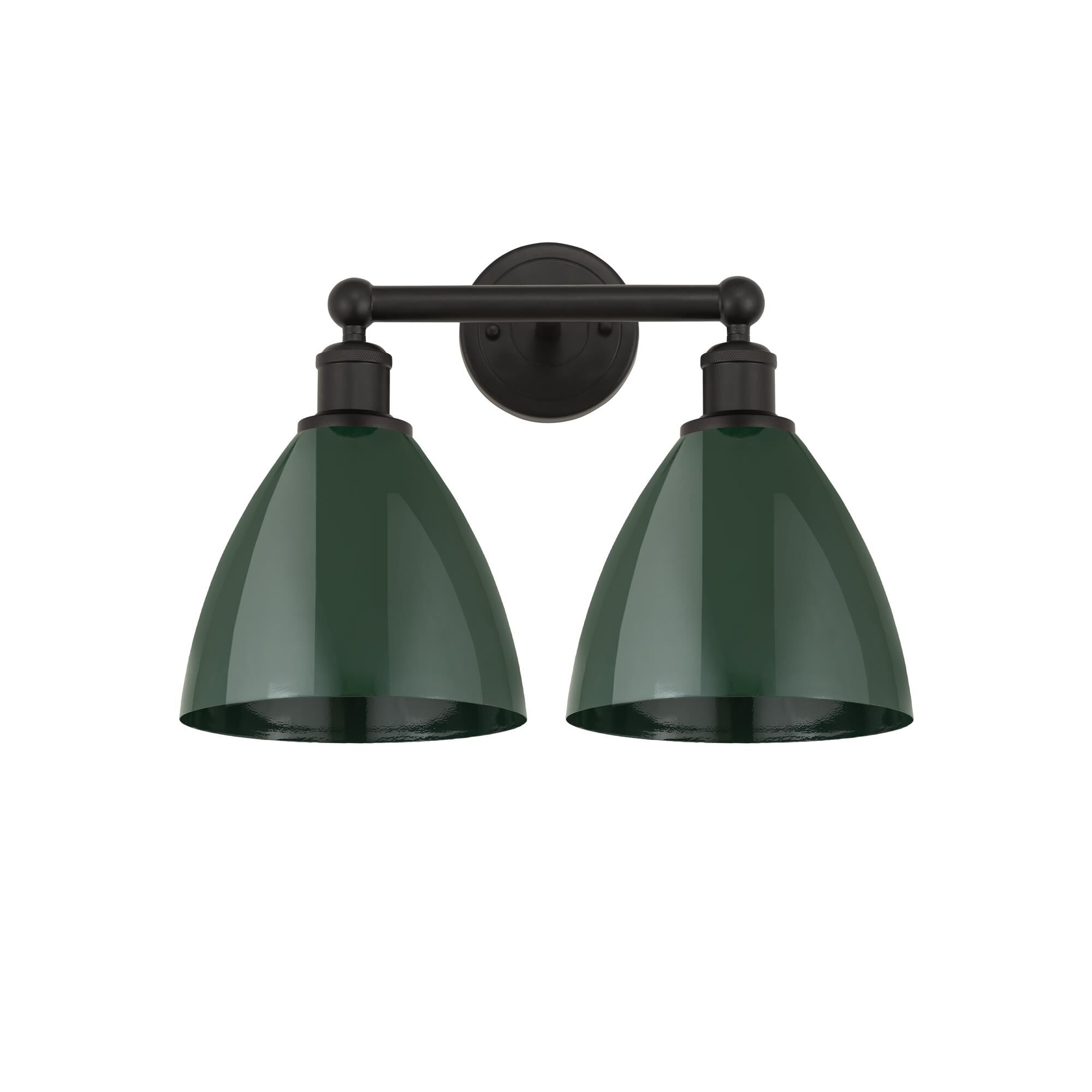 Bruno Marashlian Plymouth Dome 16 Inch 2 Light Bath Vanity Light by Innovations Lighting