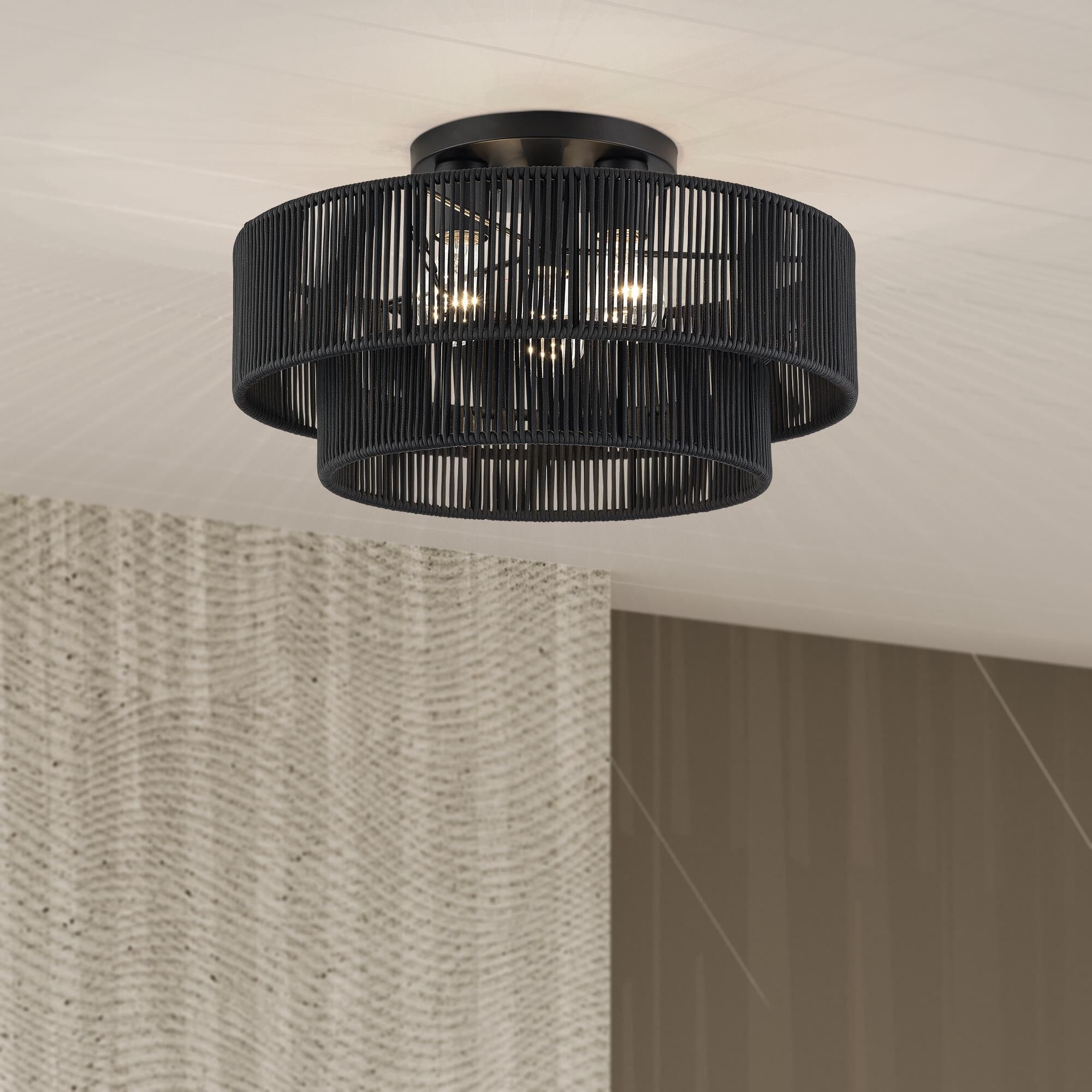 Acordia 18 Inch Semi Flush Mount by Livex Lighting