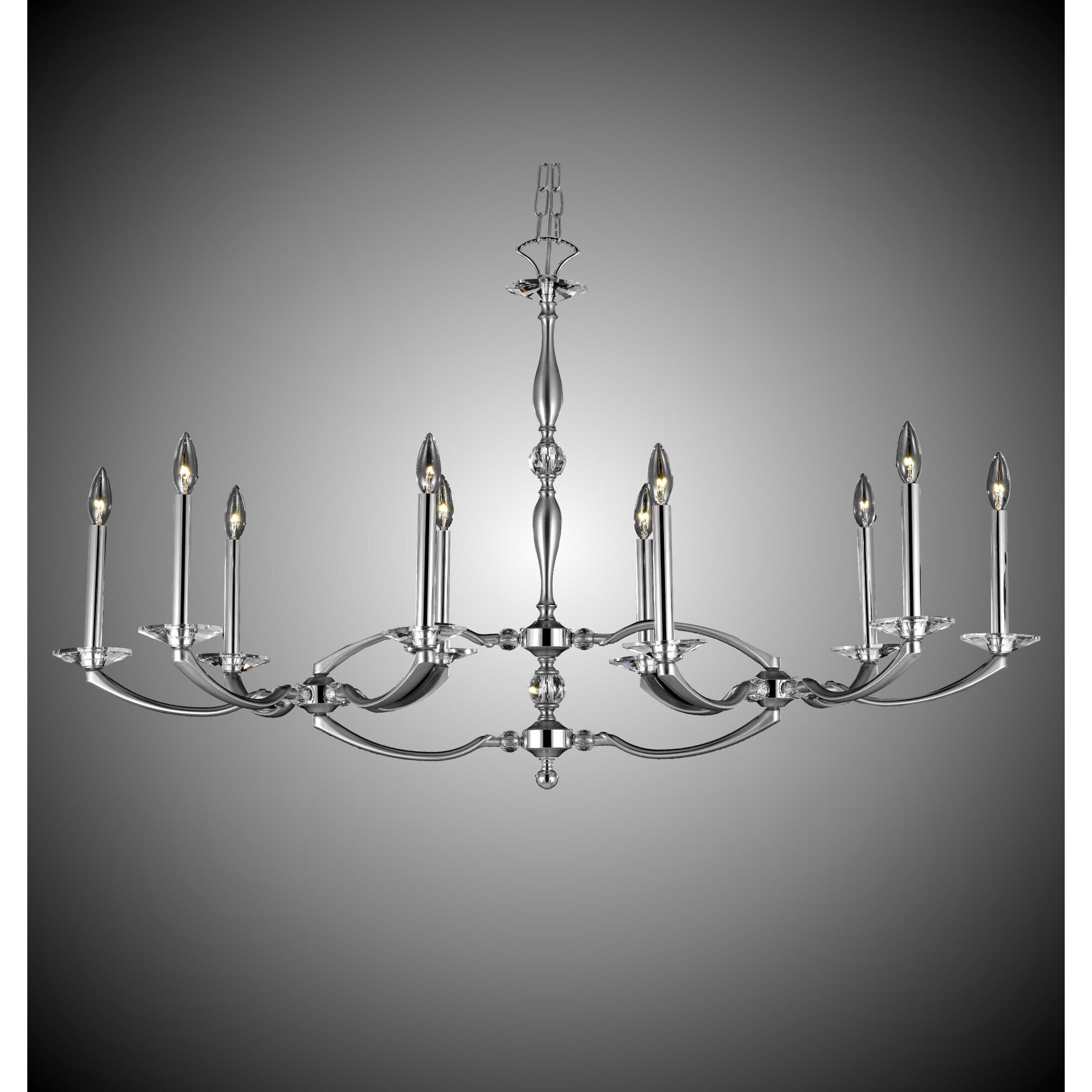 Kensington 23 Inch 10 Light Chandelier,