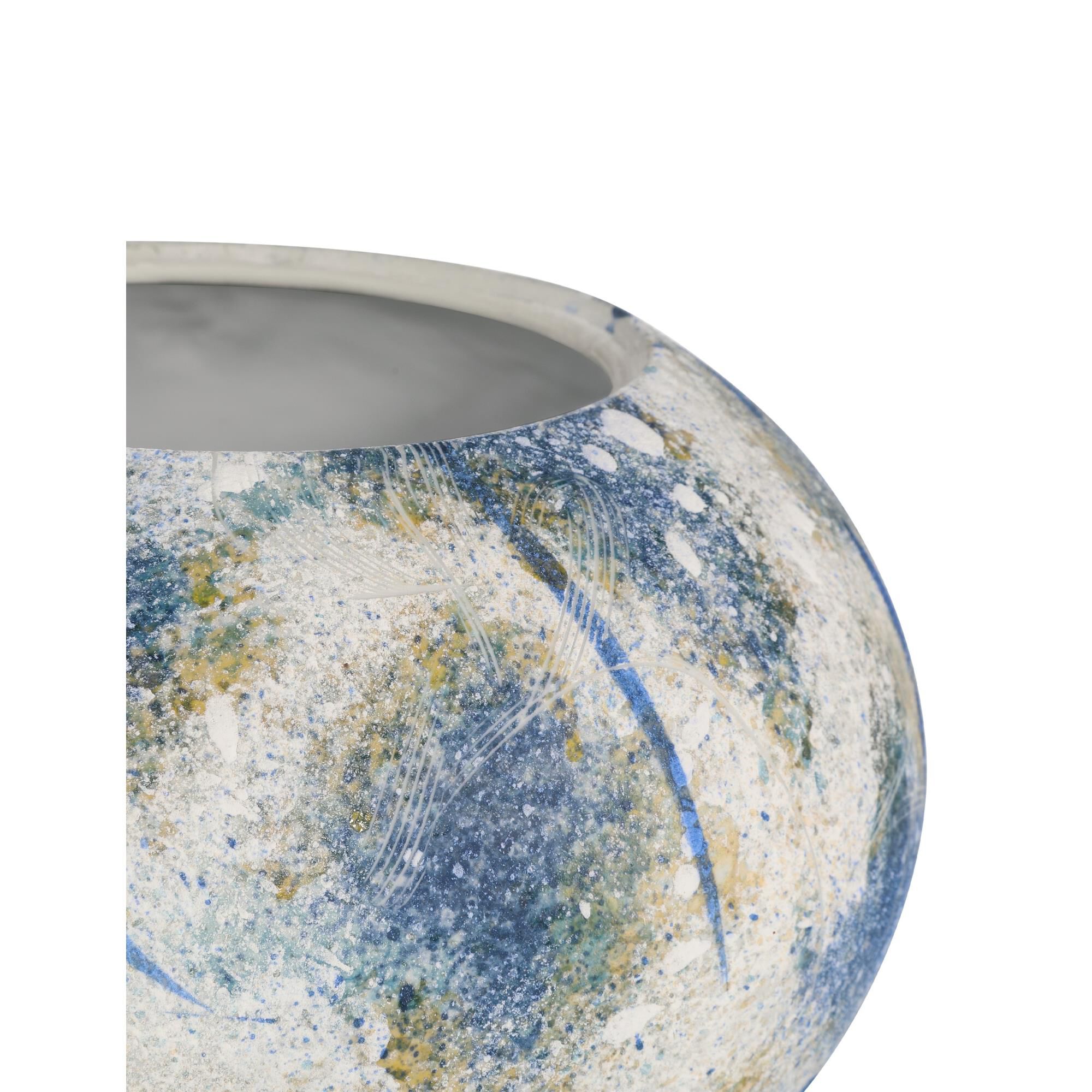 Shown in Antique Blue and Off-White finish