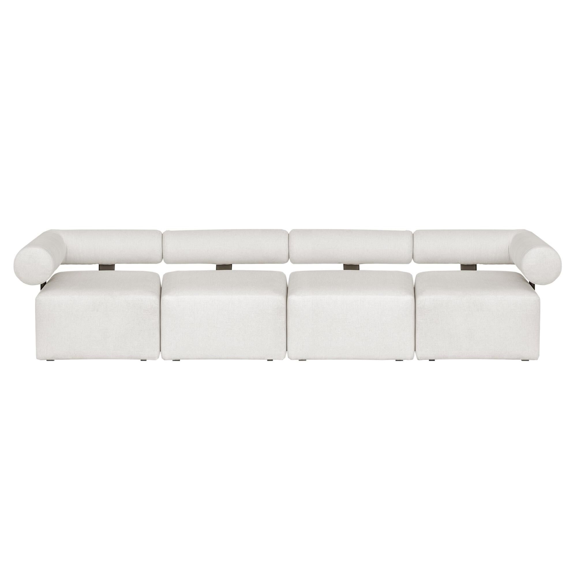 Bolster Back 37 Inch Loveseat by Uttermost