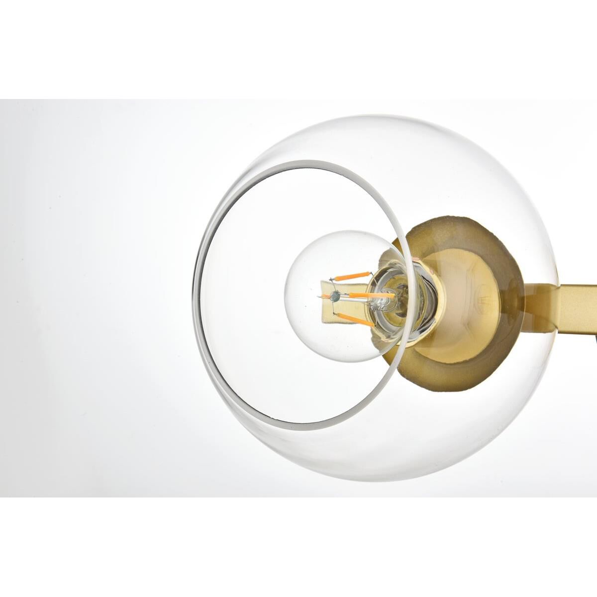 Rogelio 37 Inch 4 Light Bath Vanity Light by Elegant Lighting