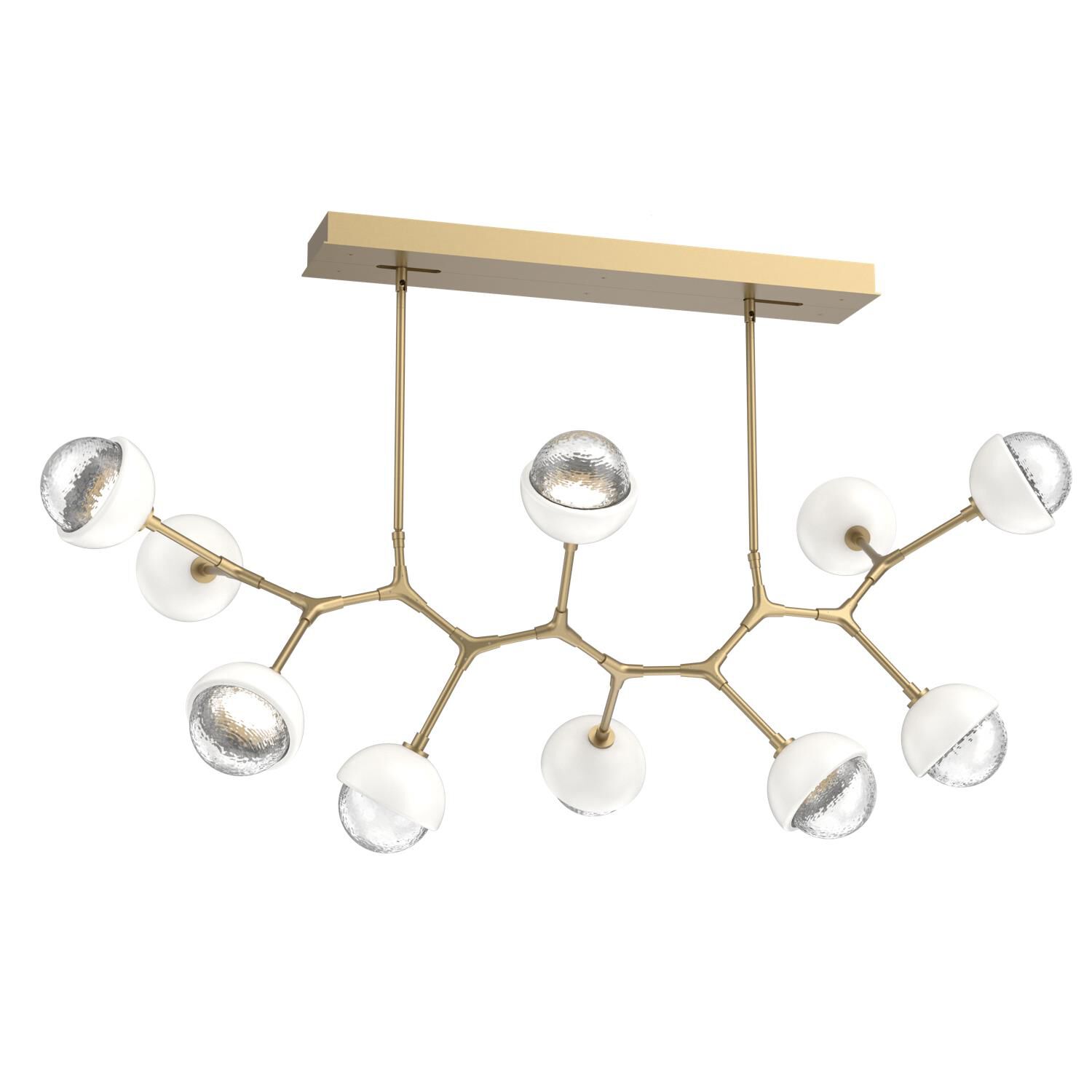 Levi Wilson Cabochon 56 Inch Linear Suspension Light by Hammerton Studio