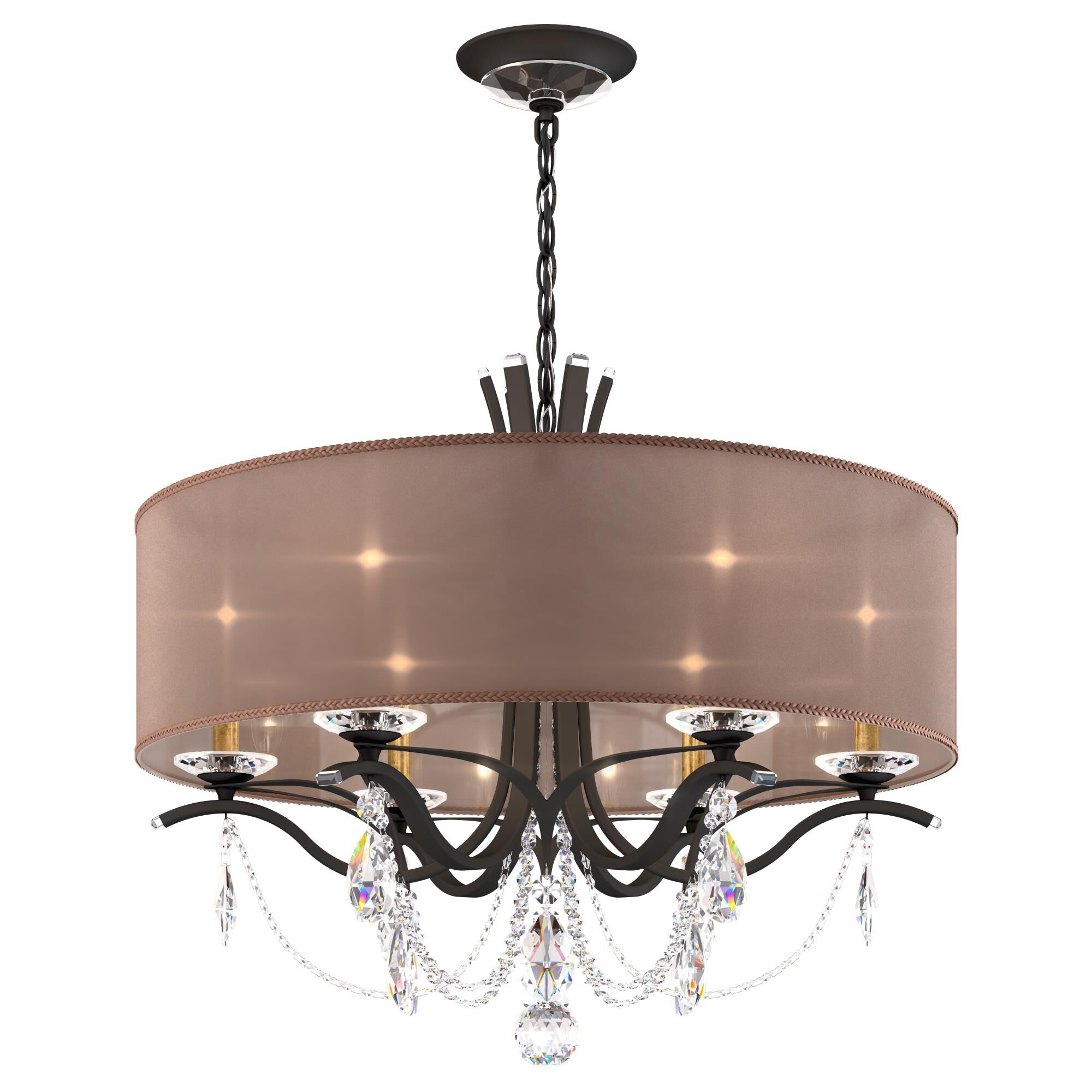 Vesca 28 Inch 6 Light Chandelier by Schonbek