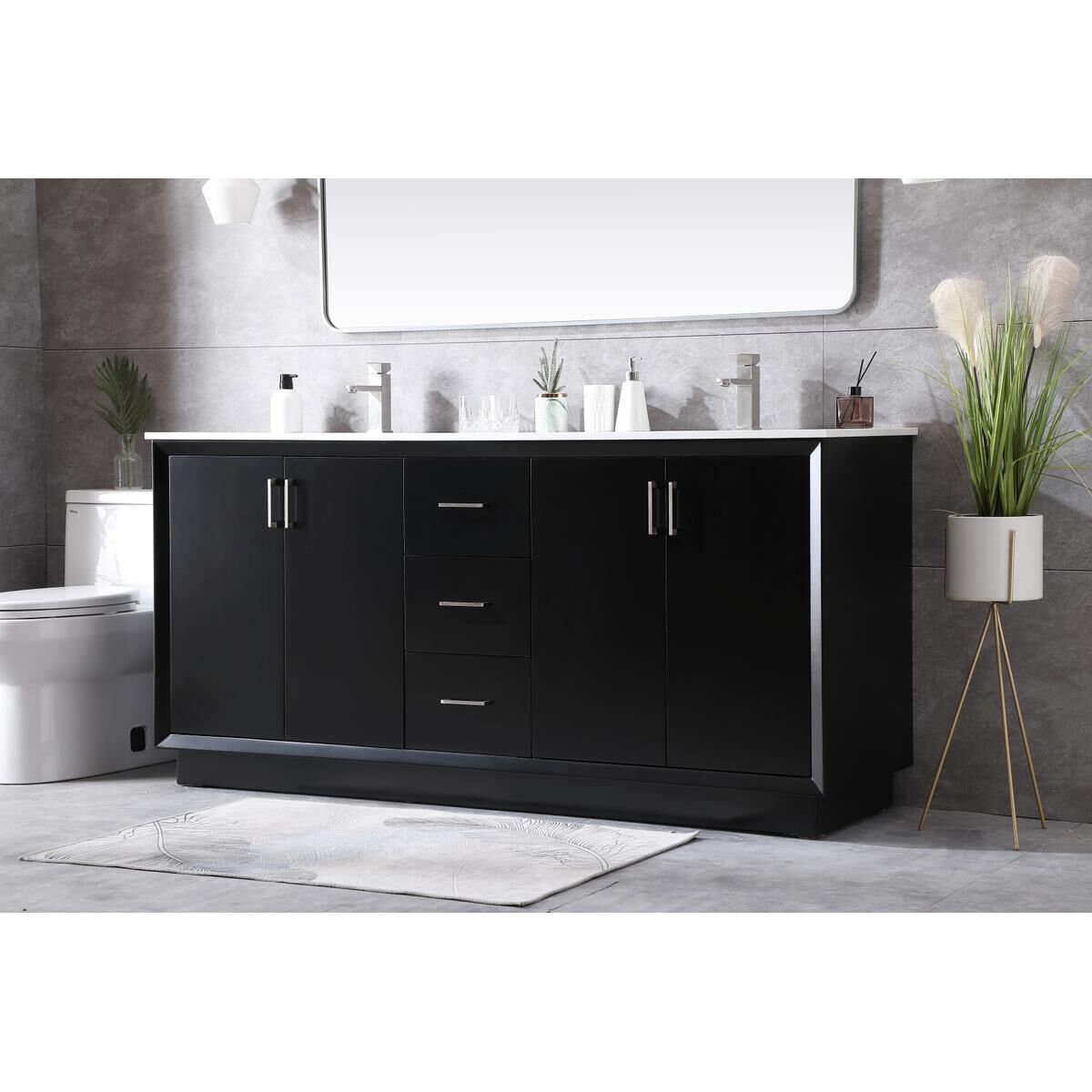 Hayes 72 Inch Bath Vanity by Elegant Decor