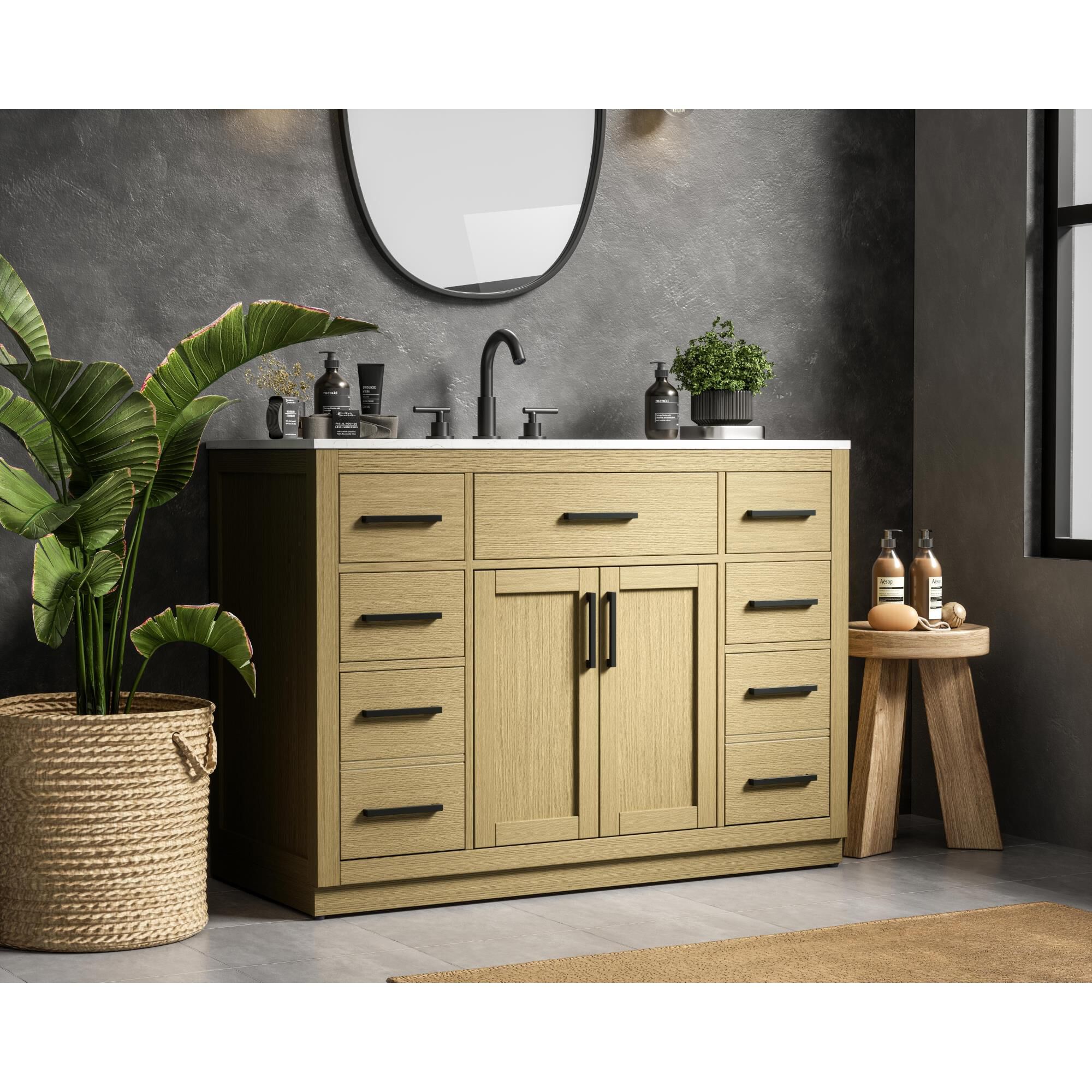 Shown in Honey Brown finish