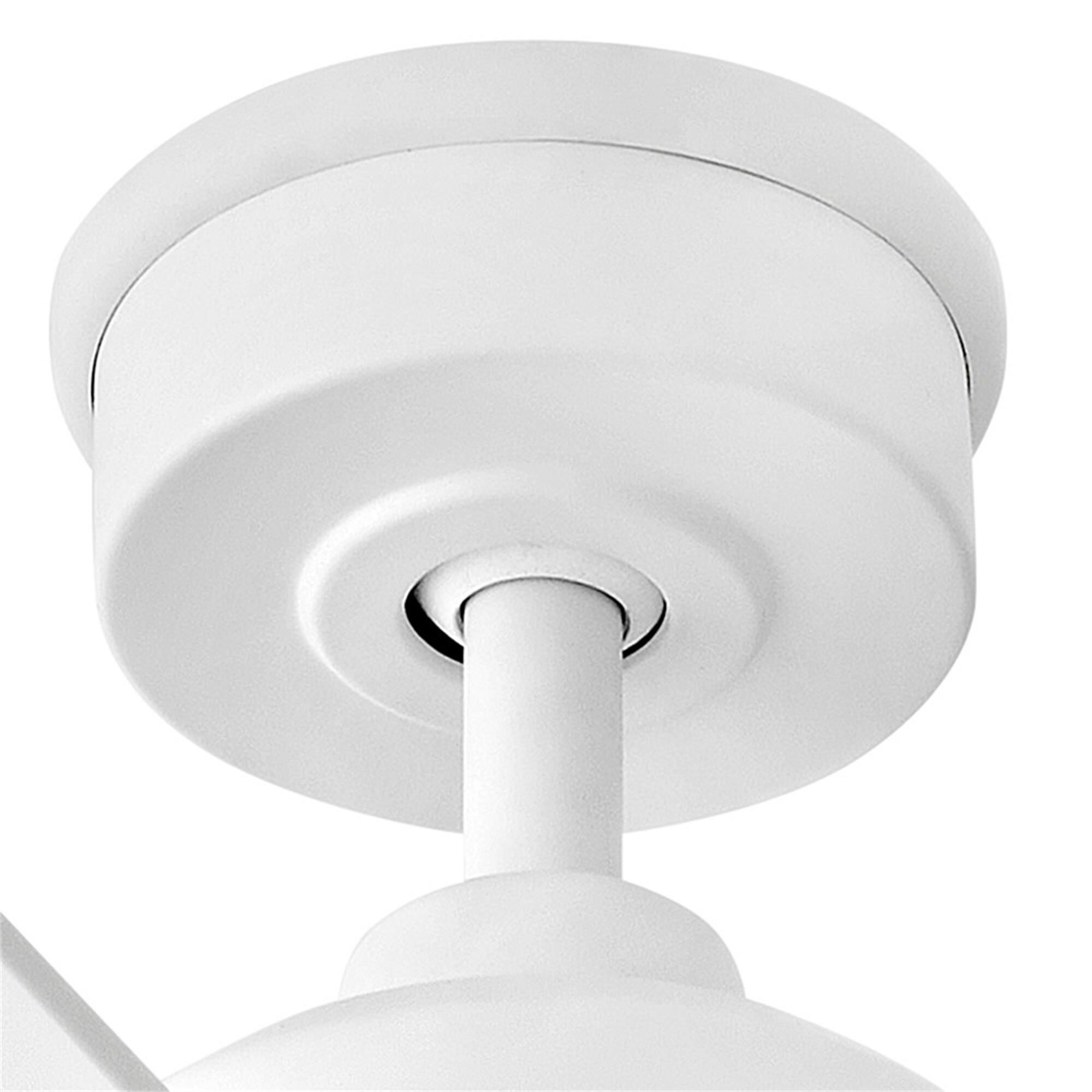Shown in Matte White finish and White Frosted glass