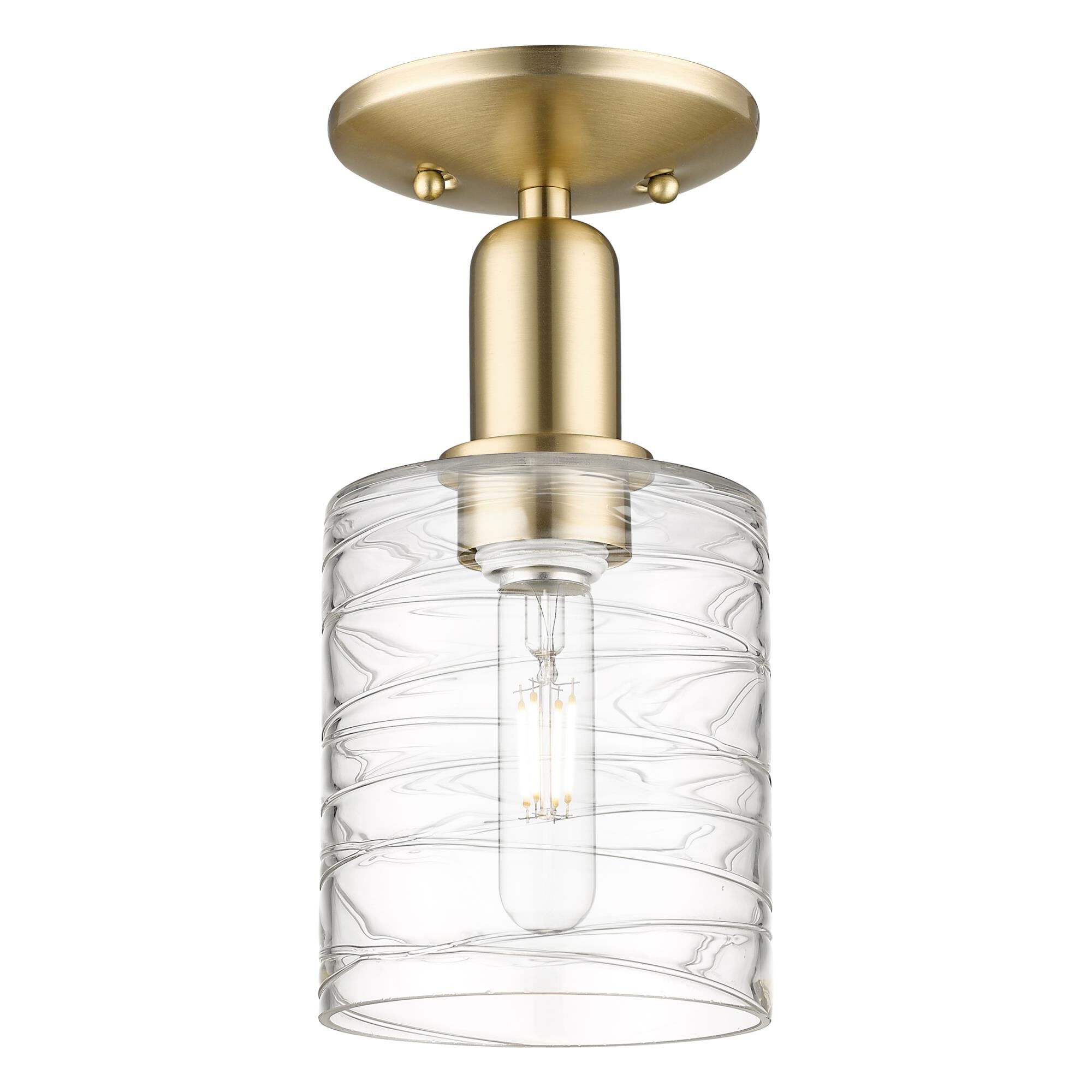 Bruno Marashlian Cobbleskill 5 Inch Semi Flush Mount by Innovations Lighting