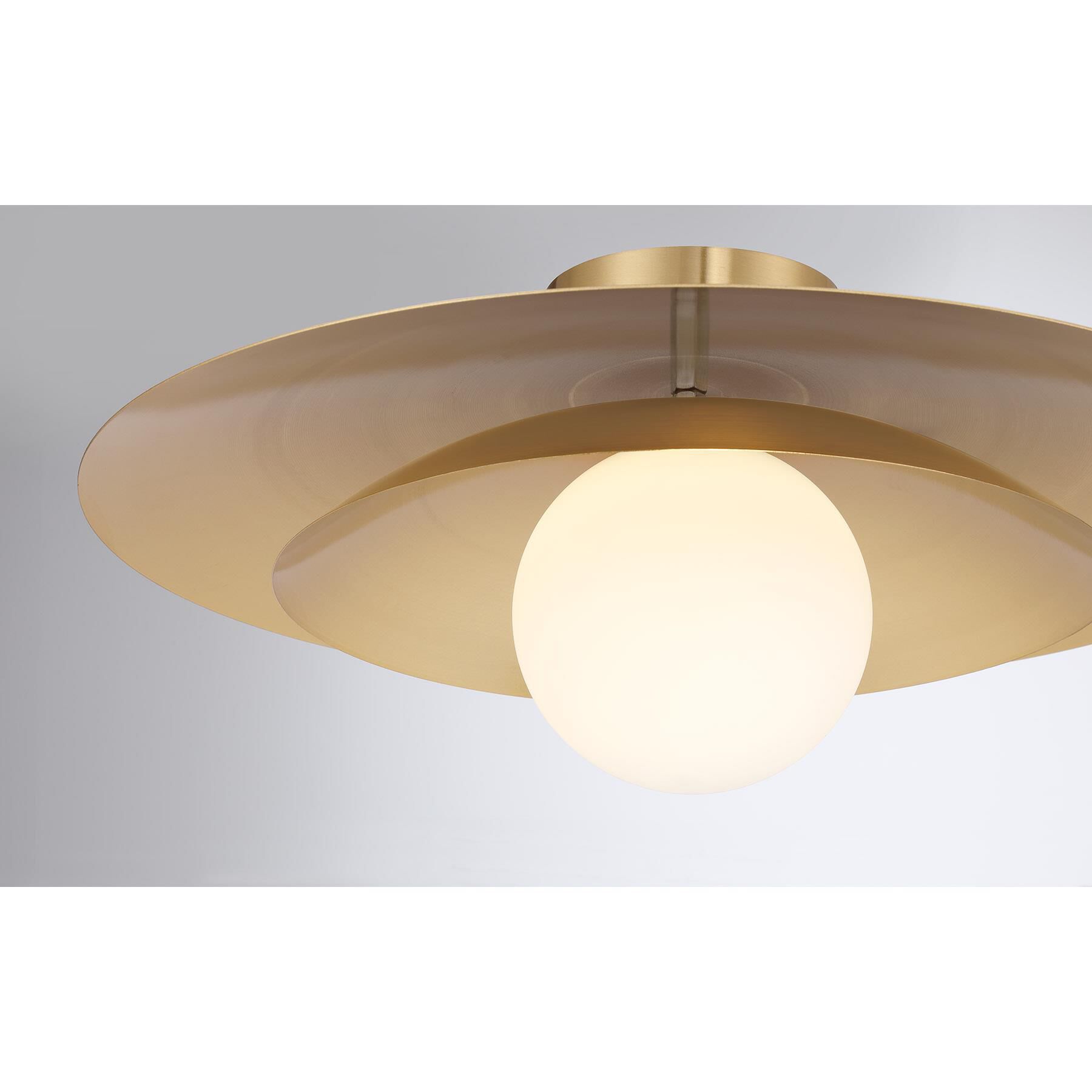 Sherrer 20 Inch Semi Flush Mount by Savoy House