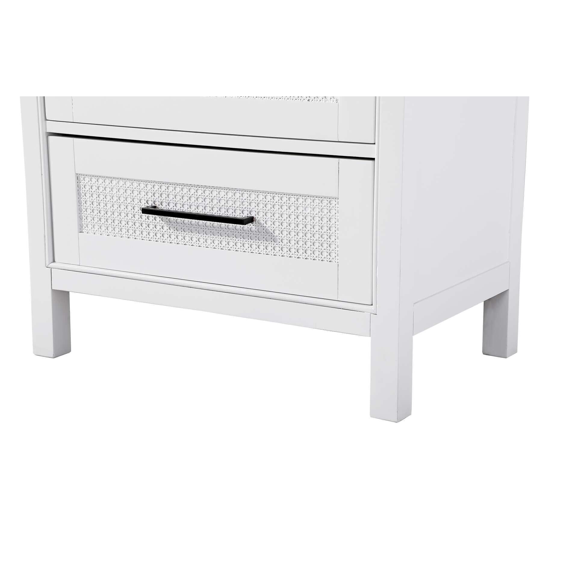 Shown in White finish