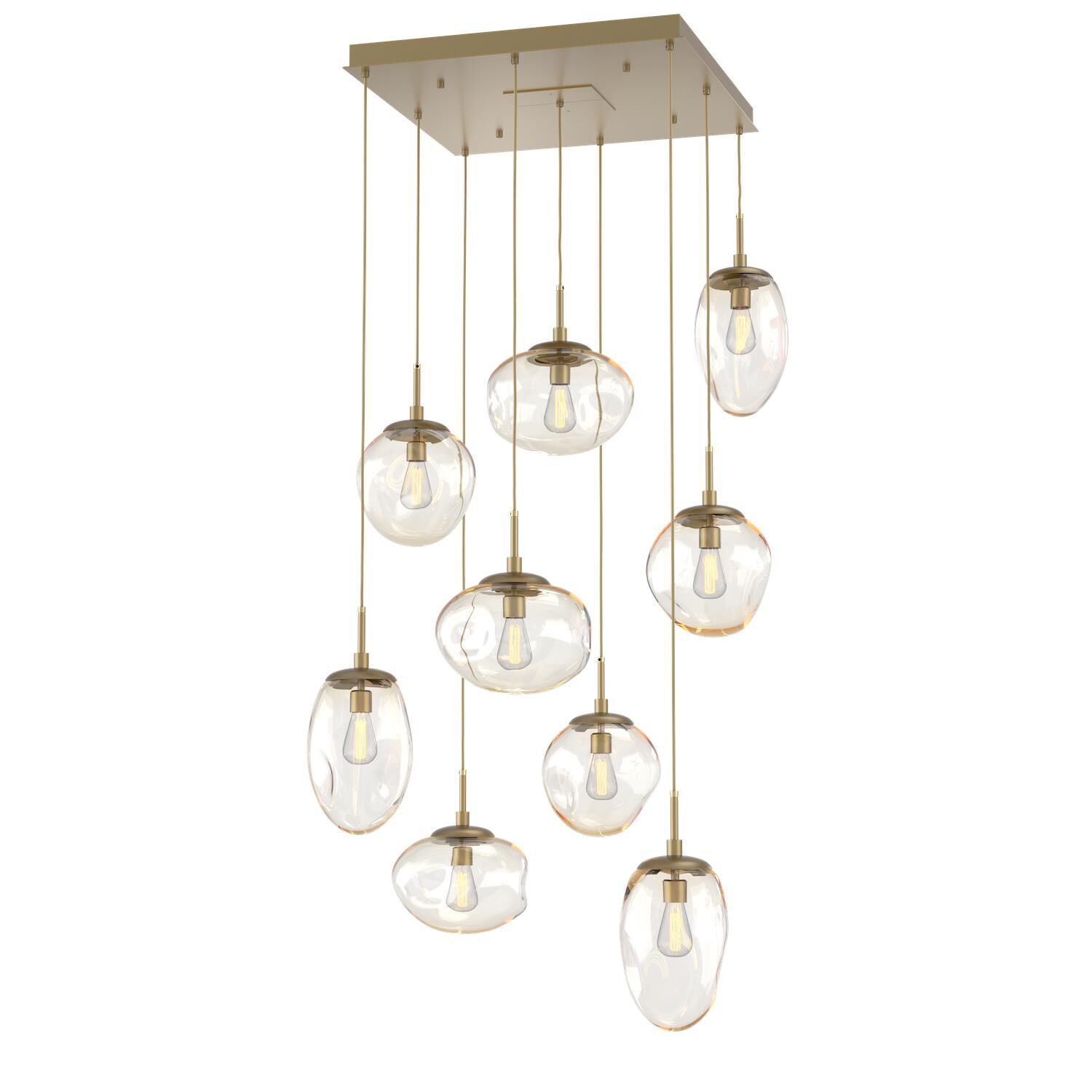 Levi Wilson Nebula 32 Inch 9 Light Multi Light Pendant by Hammerton Studio