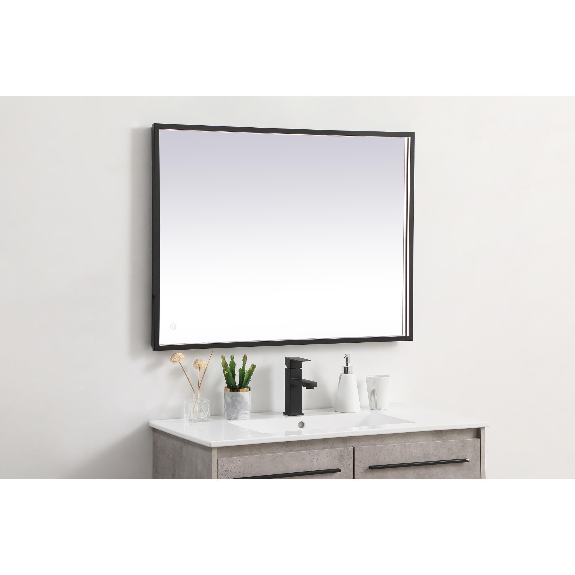 Pier LED Lighted Mirror by Elegant Decor