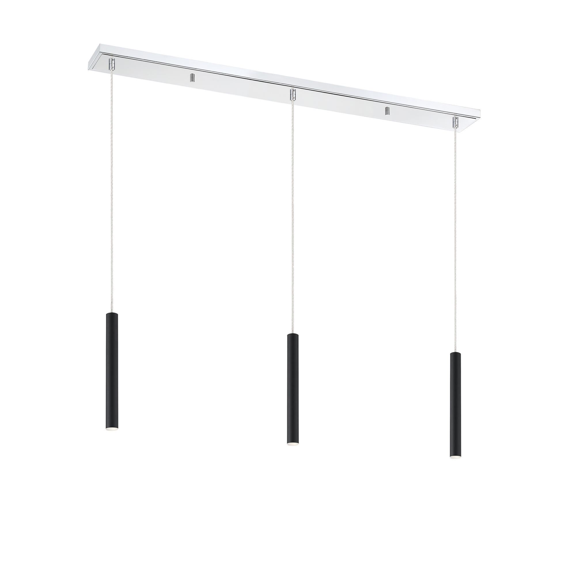 Shown in Chrome finish and Steel glass and Steel shade