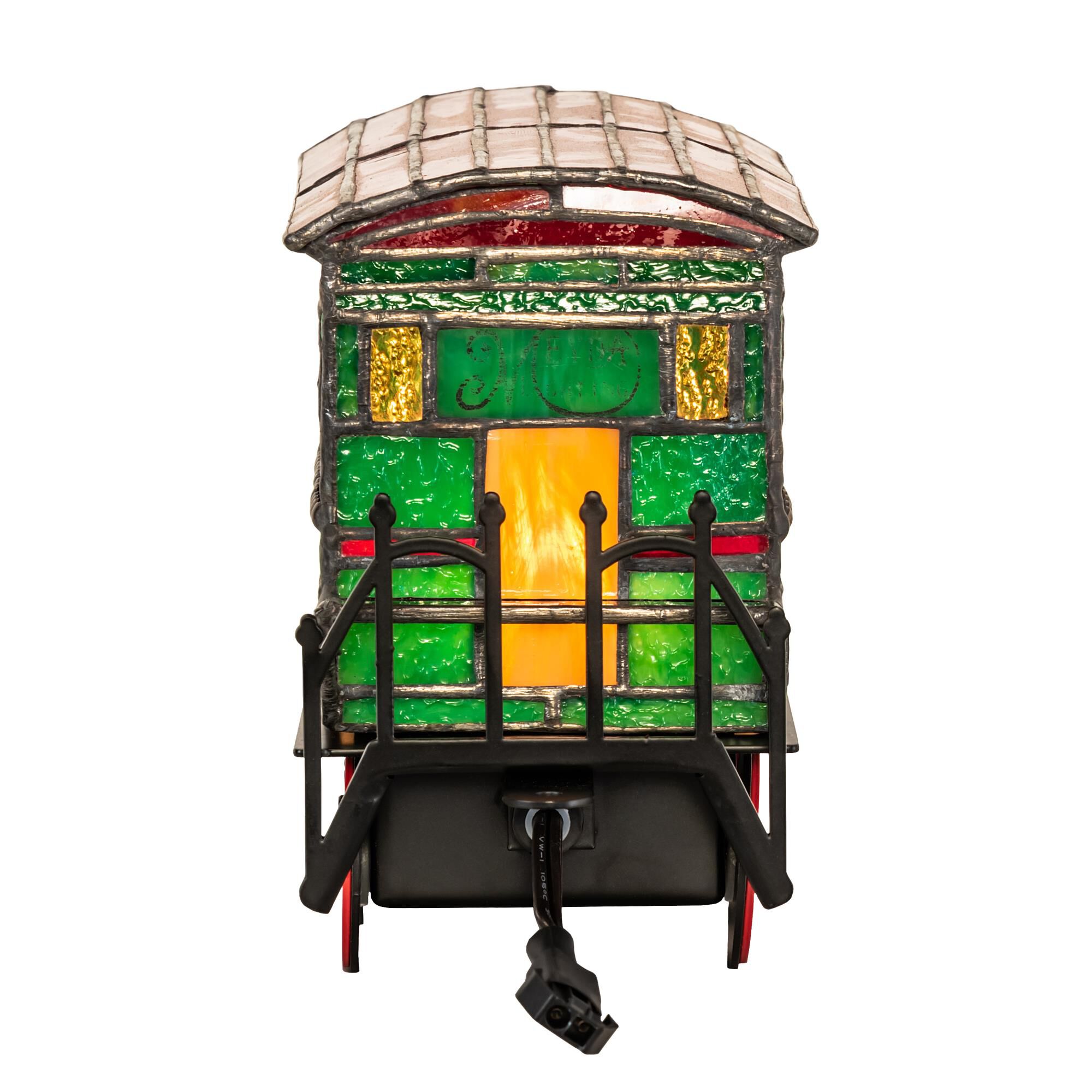 Shown with Ruby;Amber /Acrylic;Green glass