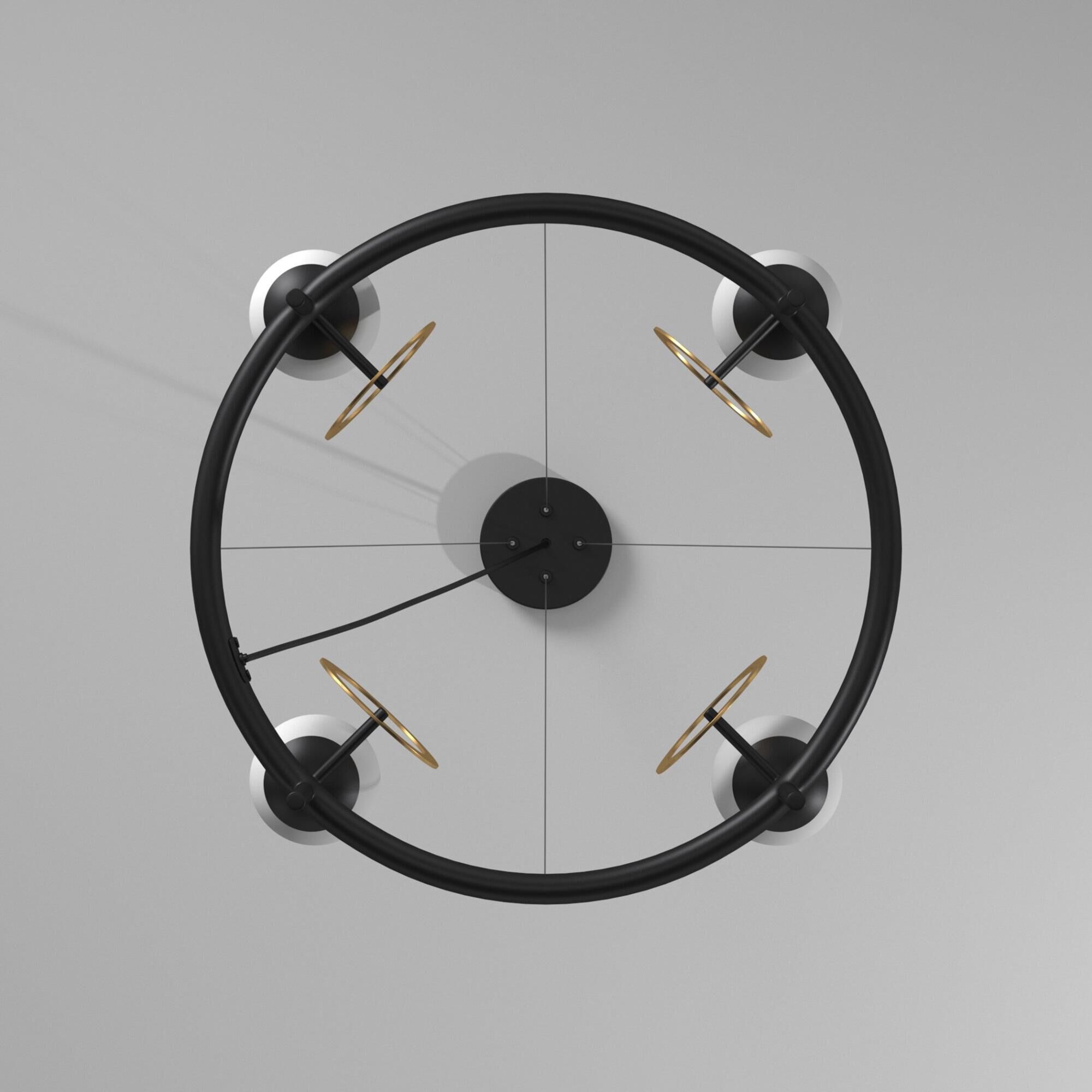 Halo 22 Inch 4 Light LED Mini Chandelier by Justice Design Group - Clearance