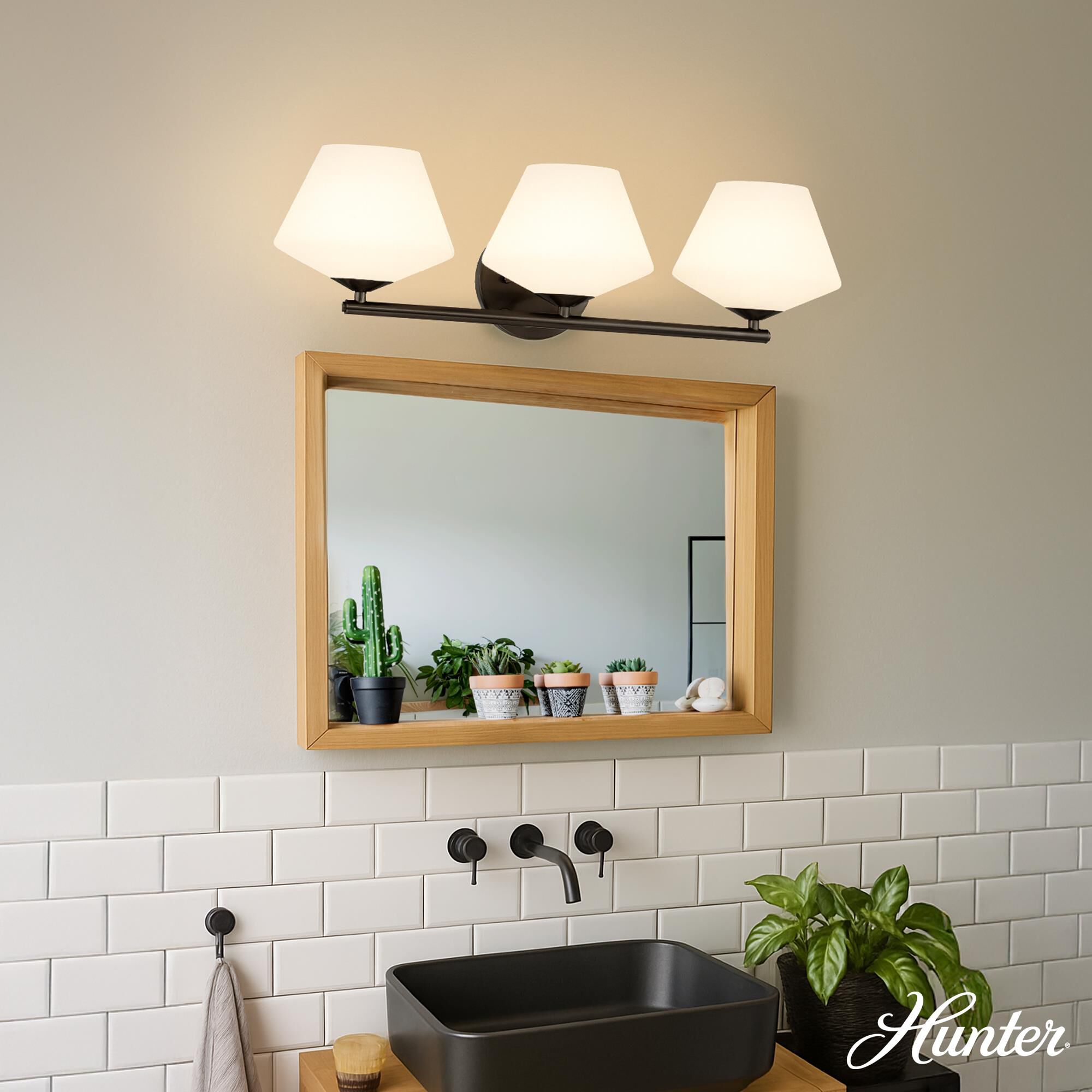 Celestial Valley 9 Inch Bath Vanity Light by Hunter Fan