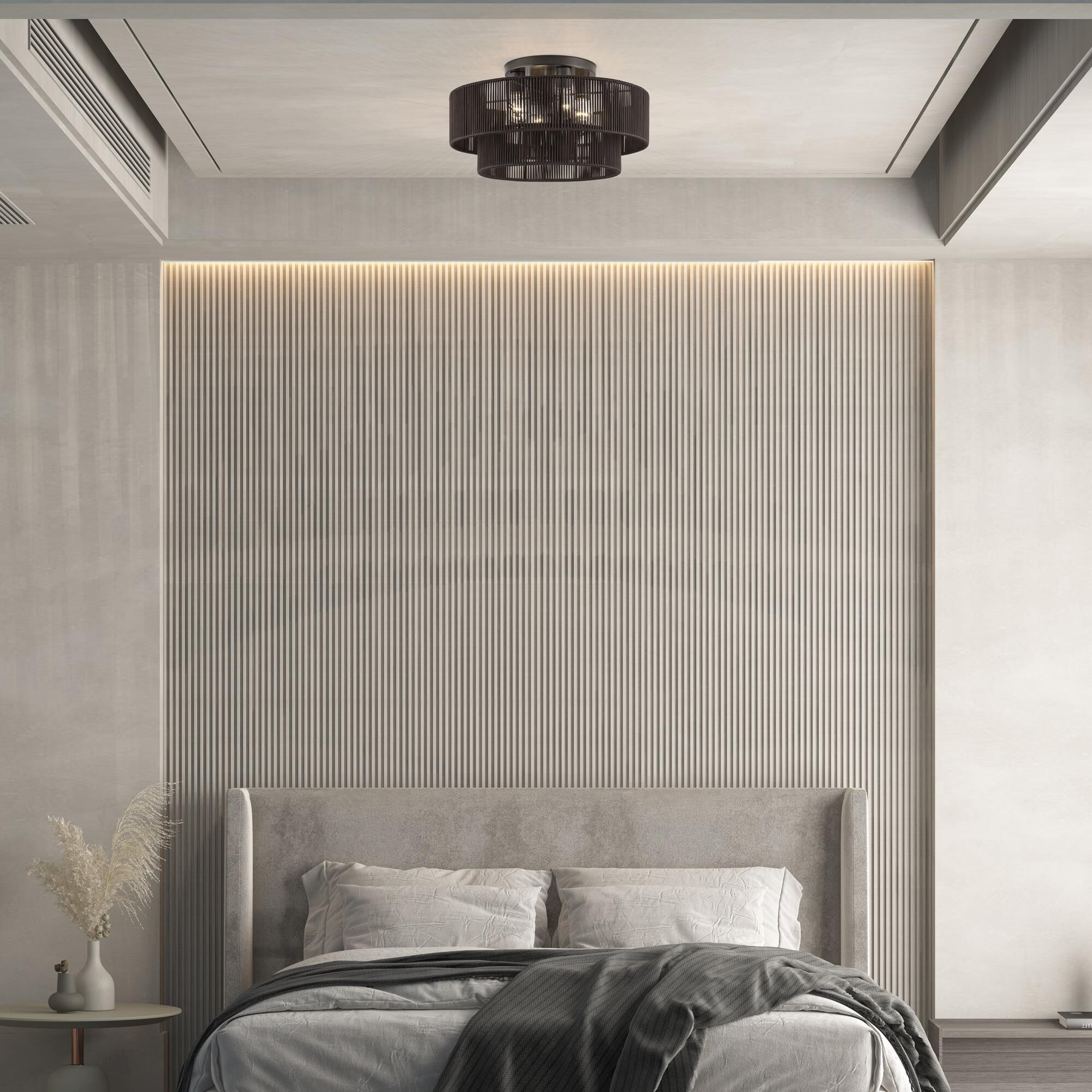 Acordia 21 Inch Semi Flush Mount by Livex Lighting