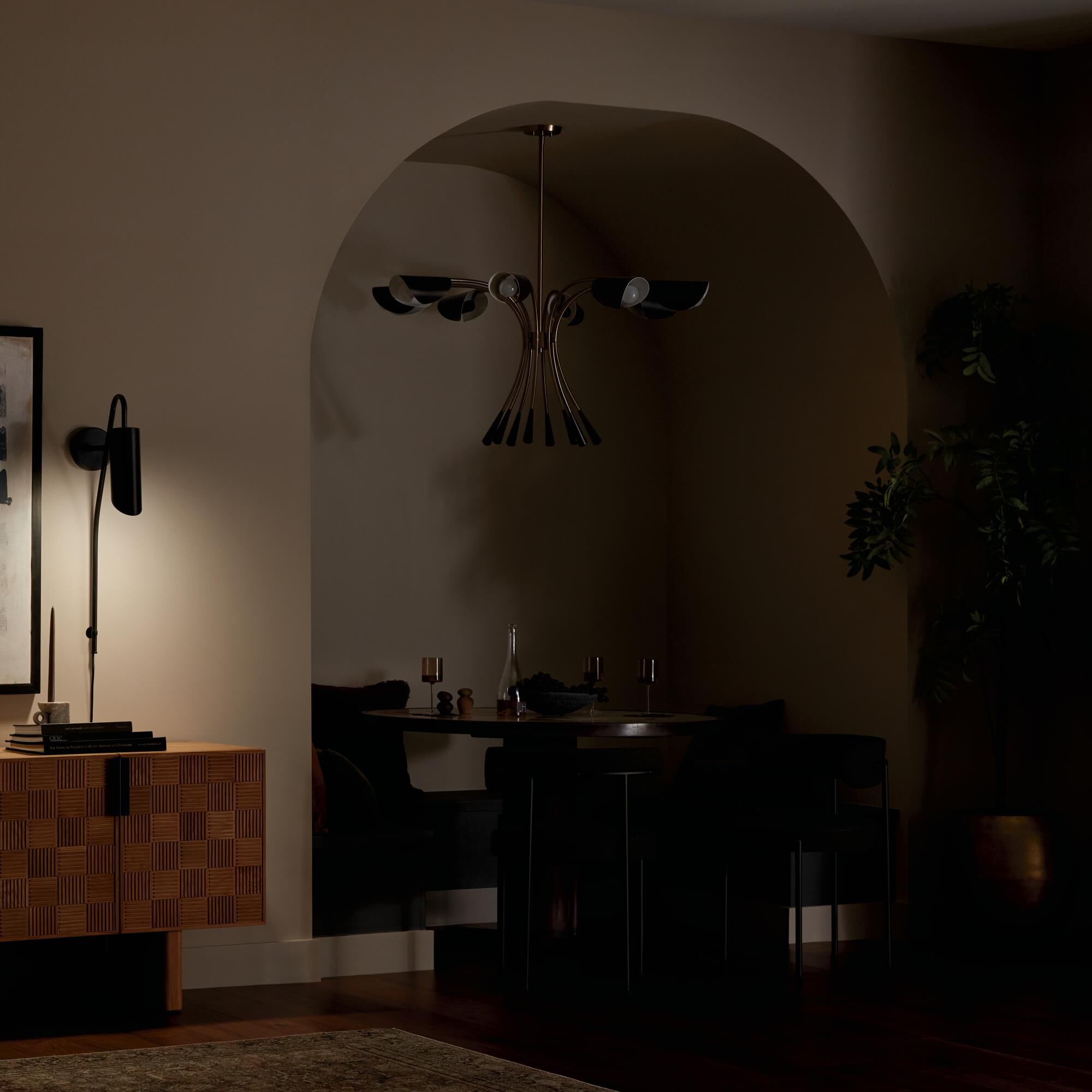 Arcus 45 Inch 8 Light Chandelier by Kichler Lighting