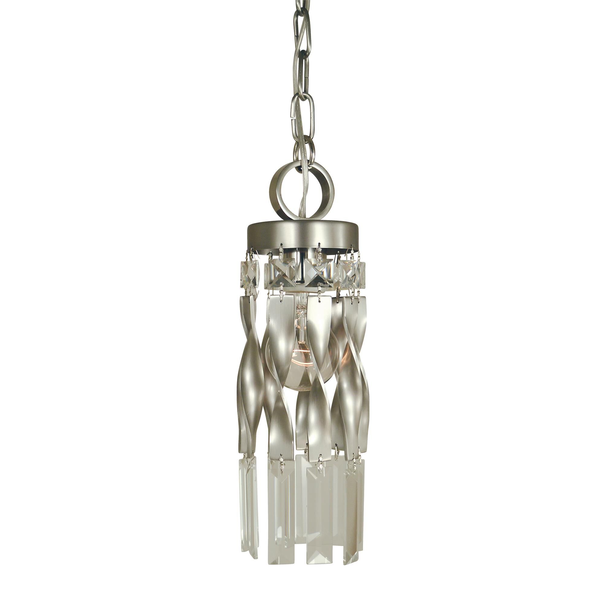 Shown in Satin Pewter With Polished Nickel finish