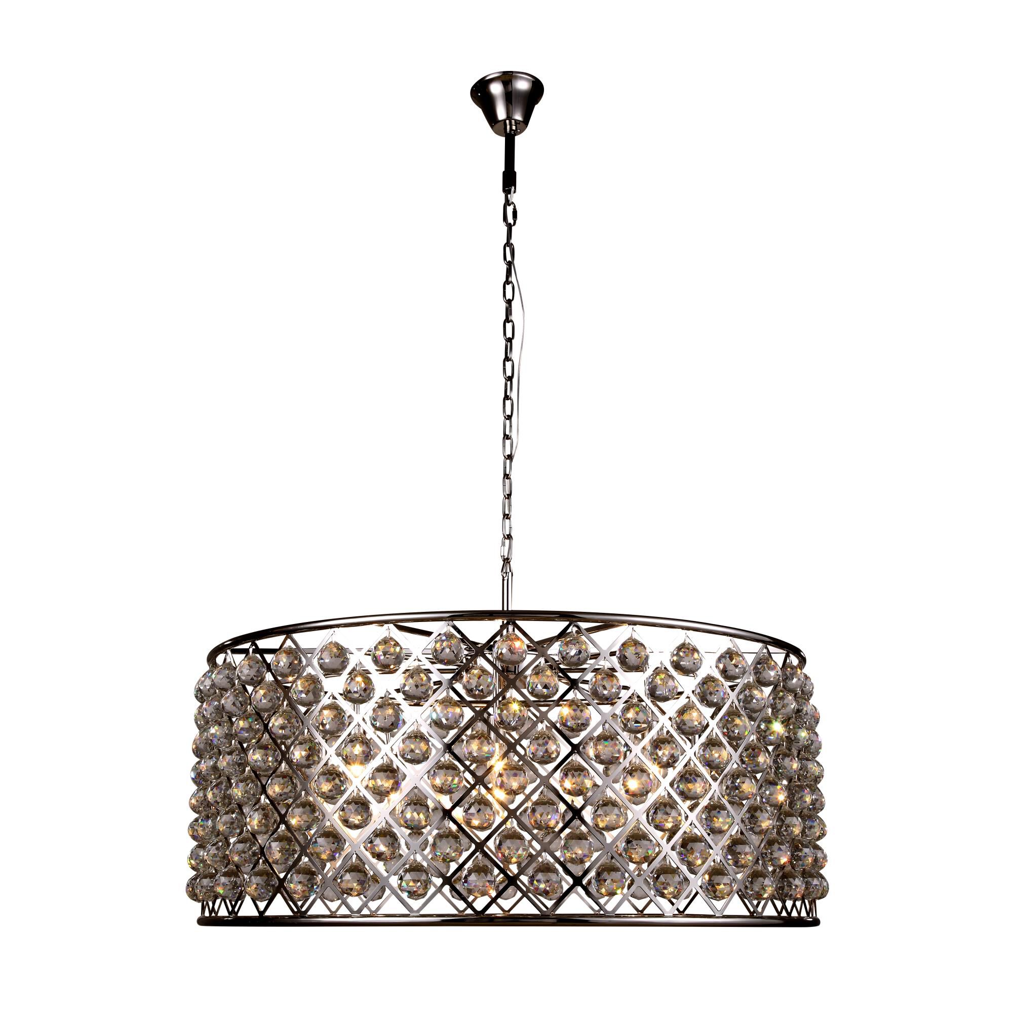 Shown in Polished Nickel finish and Royal Cut crystal and Clear accent