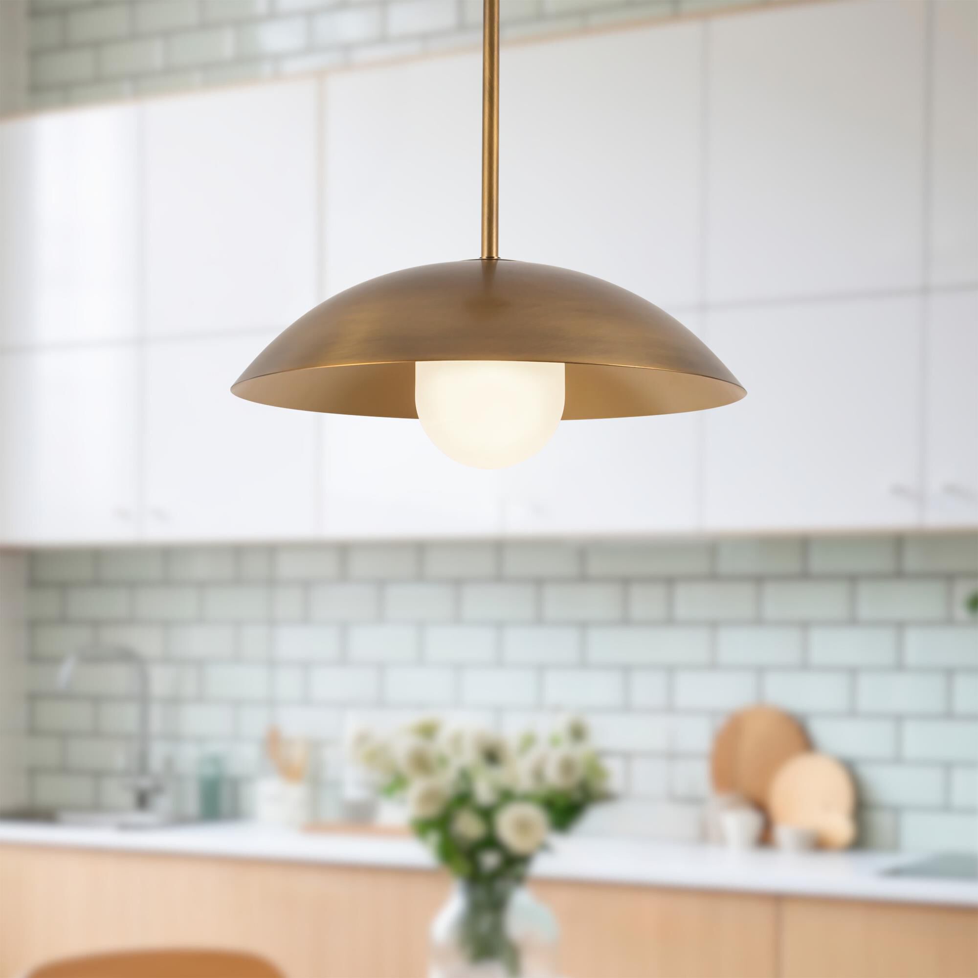 Ryan Pauly Umbra 14 Inch Large Pendant by Kuzco Lighting