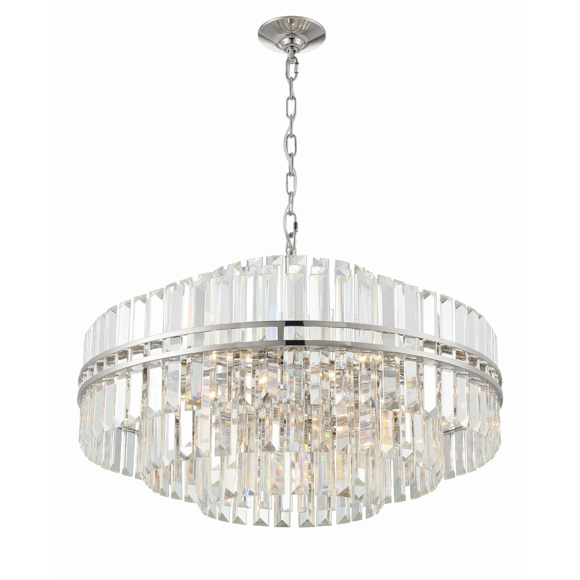 Hayes 28 Inch 16 Light Chandelier by Crystorama