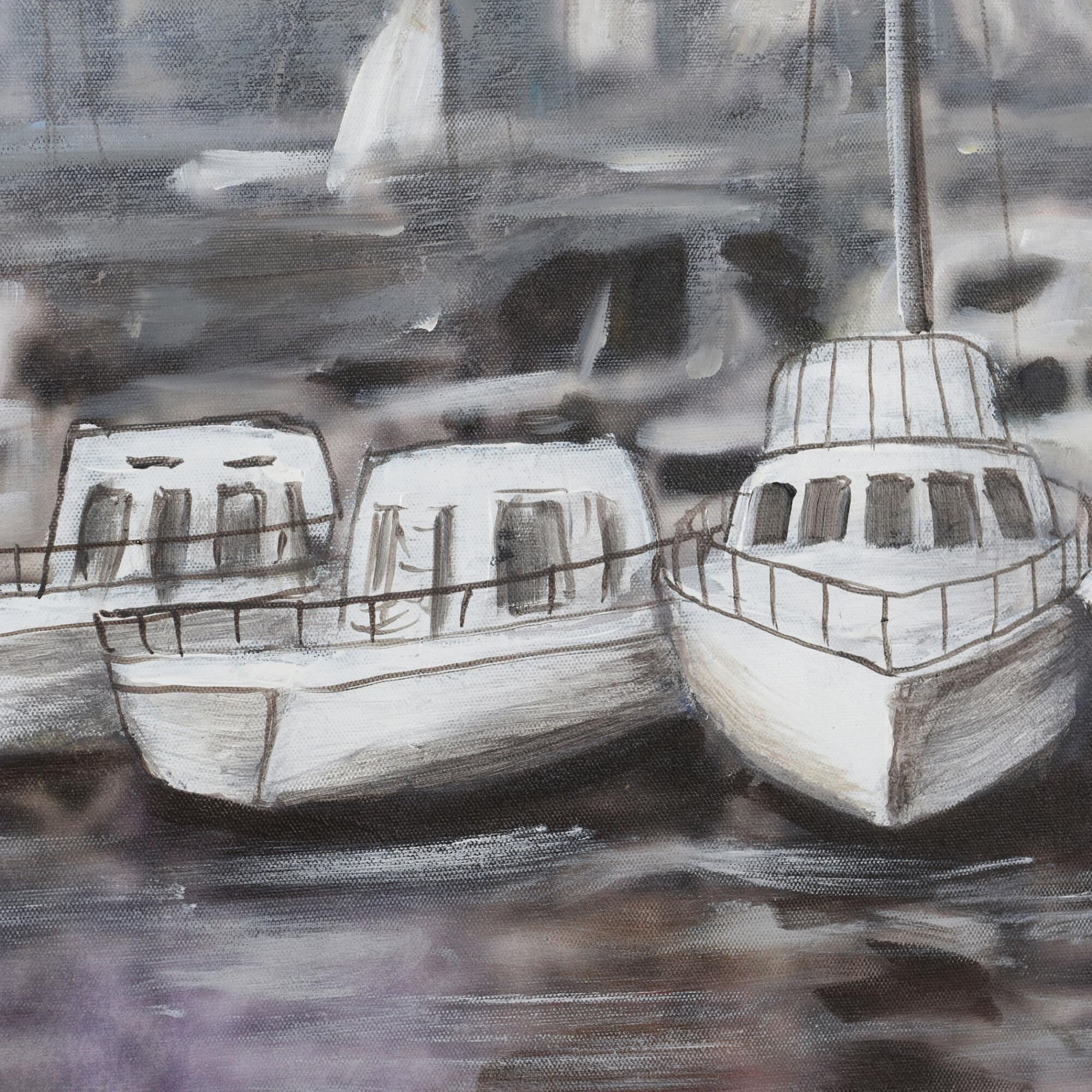 Harbortown 50 Inch Painting by Stylecraft