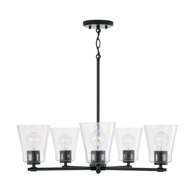 Baker 27 Inch 5 Light Chandelier by Homeplace by Capital Lighting Fixture Company
