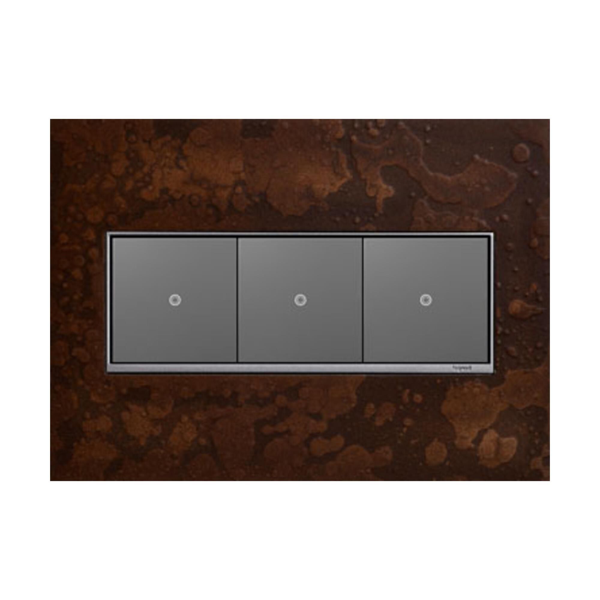 adorne Hubbardton Forge 3 Gang Wall Plate by Legrand