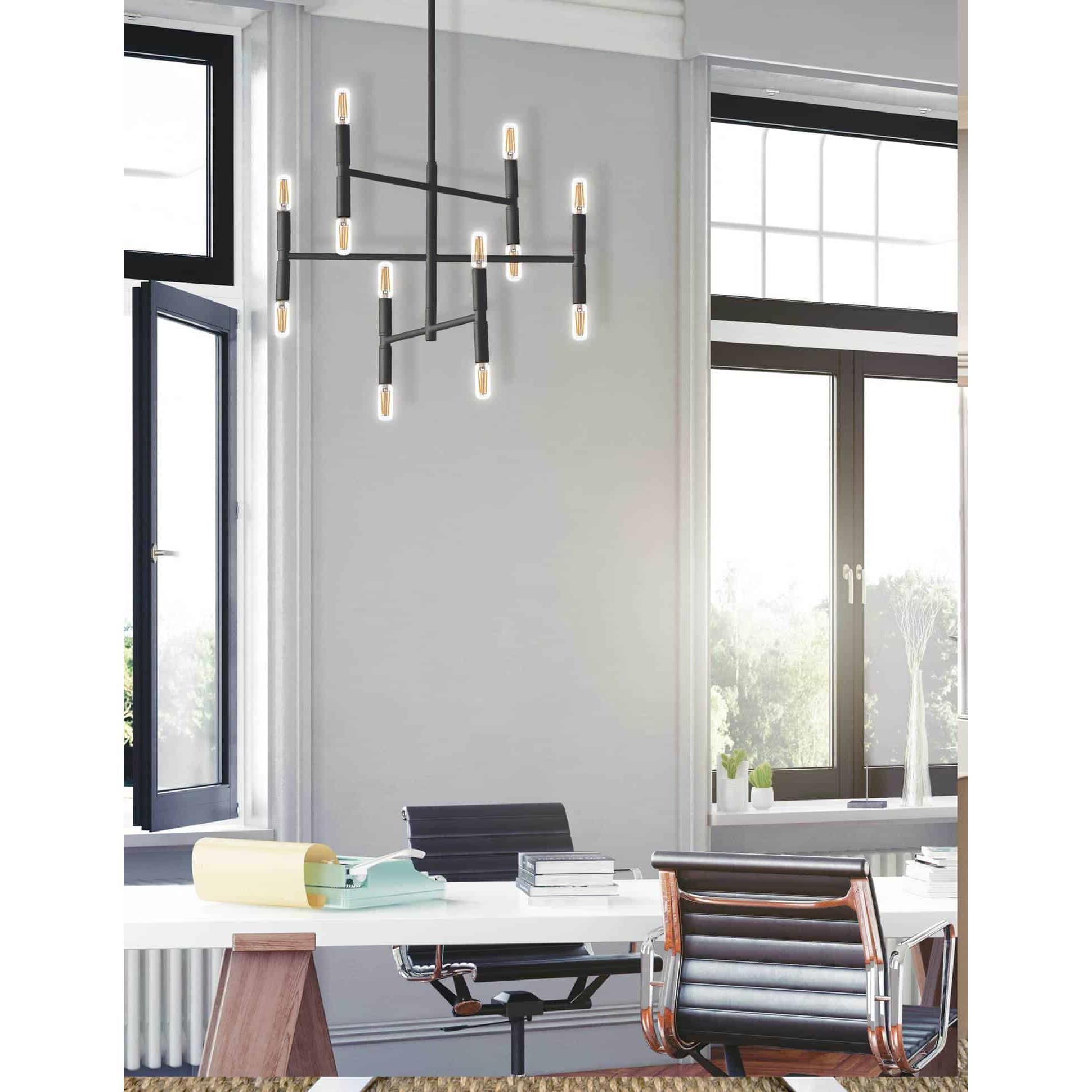 Ava 20 Inch 12 Light Mini Chandelier by Dainolite
