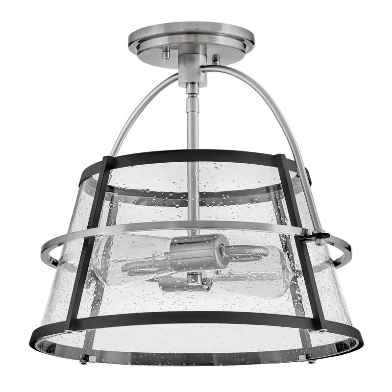 Tournon 15 Inch 2 Light Semi Flush Mount by Hinkley